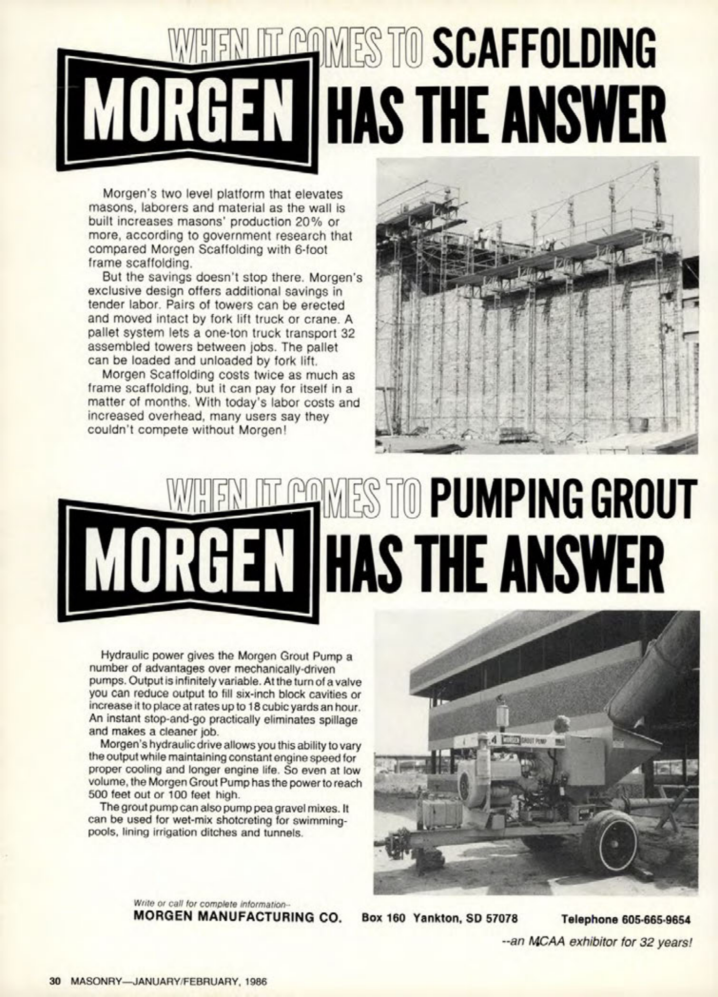 Masonry Magazine February 1986 Page. 30