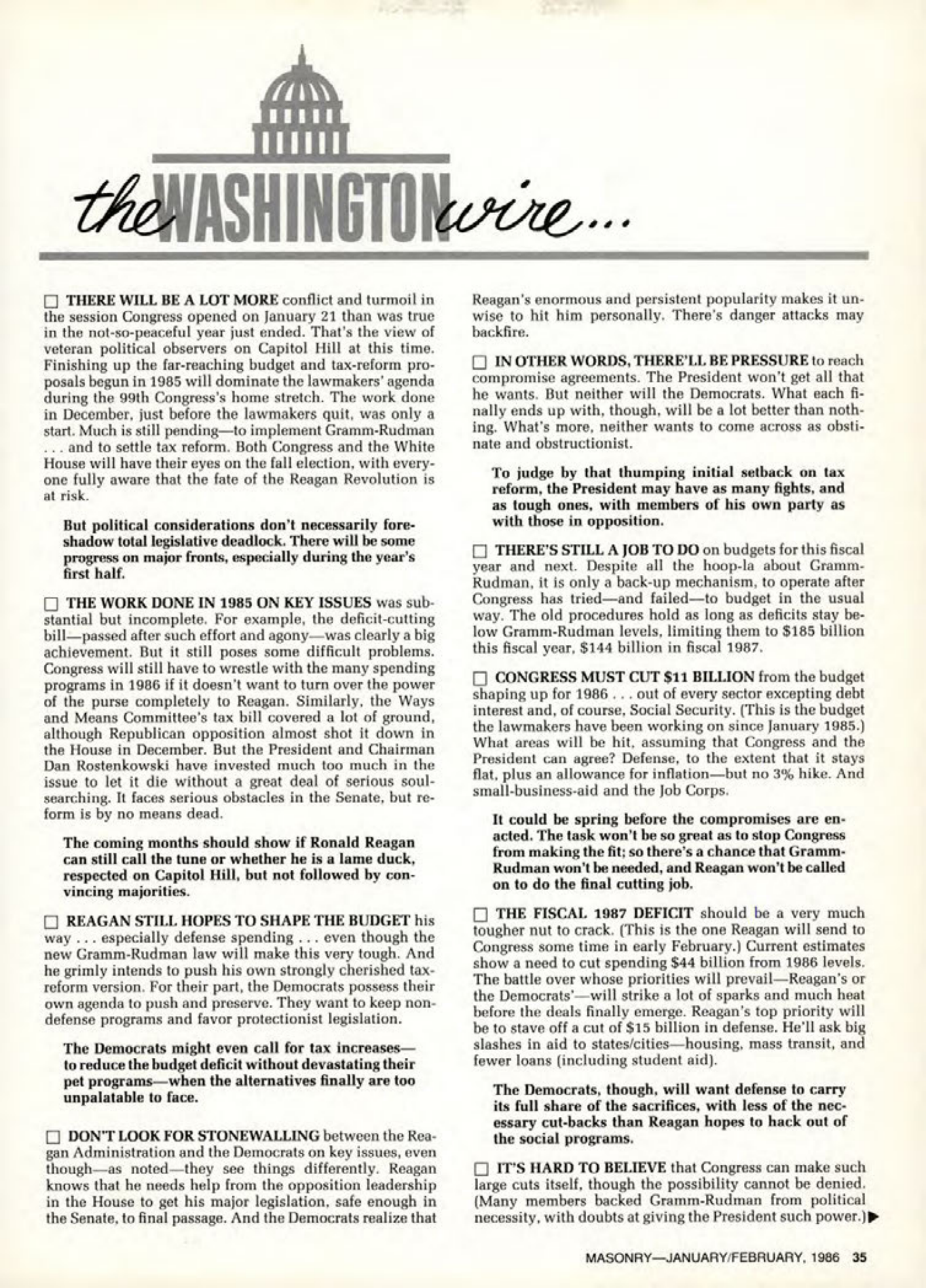 Masonry Magazine February 1986 Page. 35