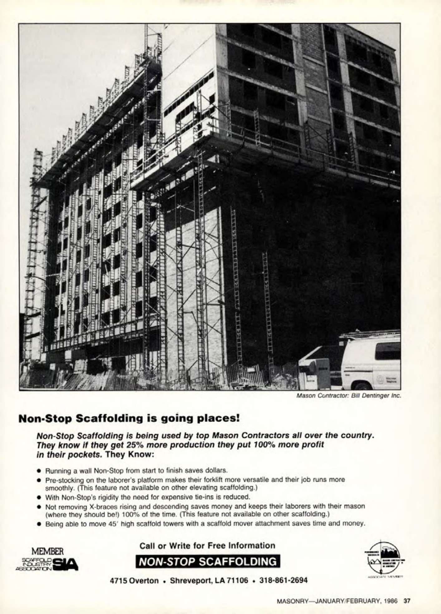 Masonry Magazine February 1986 Page. 37