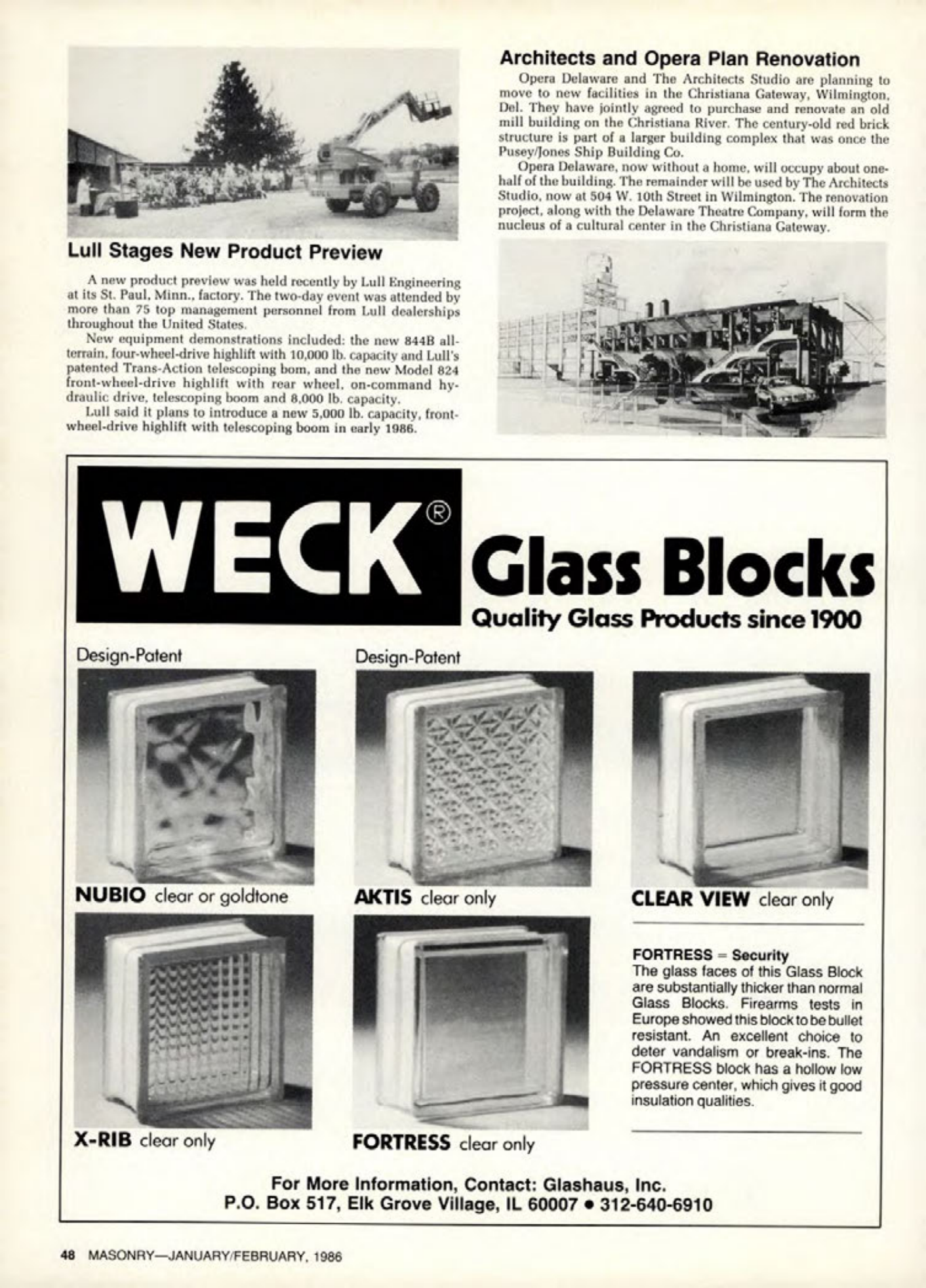 Masonry Magazine February 1986 Page. 48