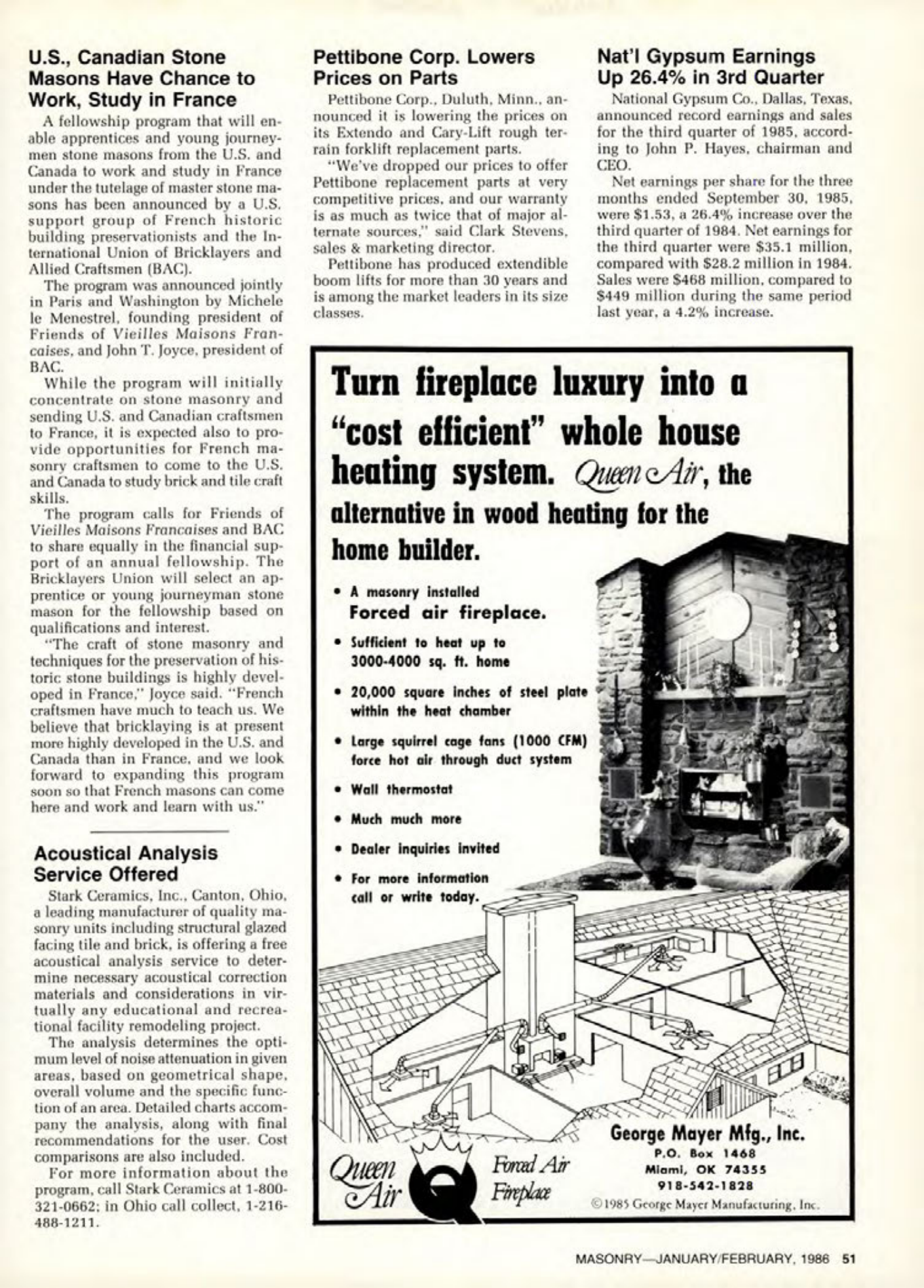 Masonry Magazine February 1986 Page. 51