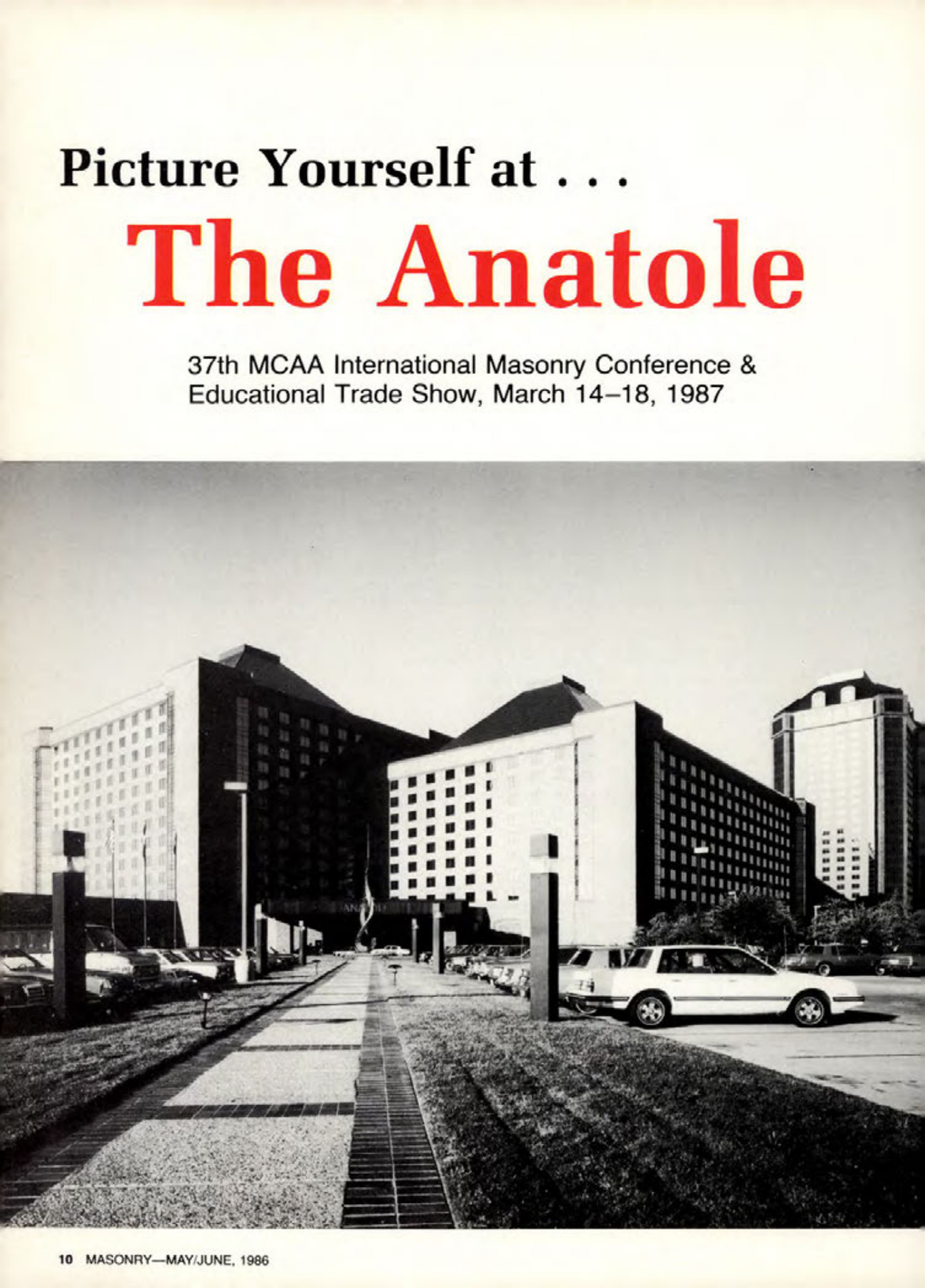 Masonry Magazine June 1986 Page. 10