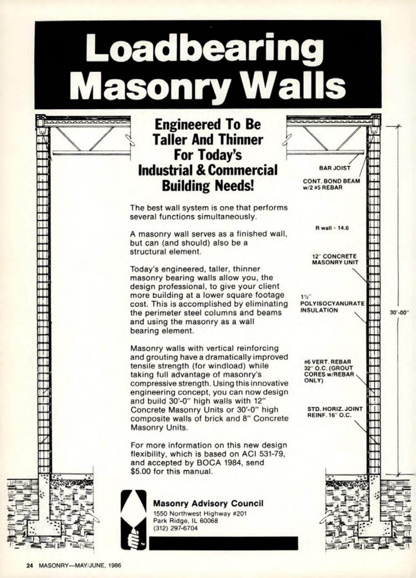 Masonry Magazine June 1986 Page. 24