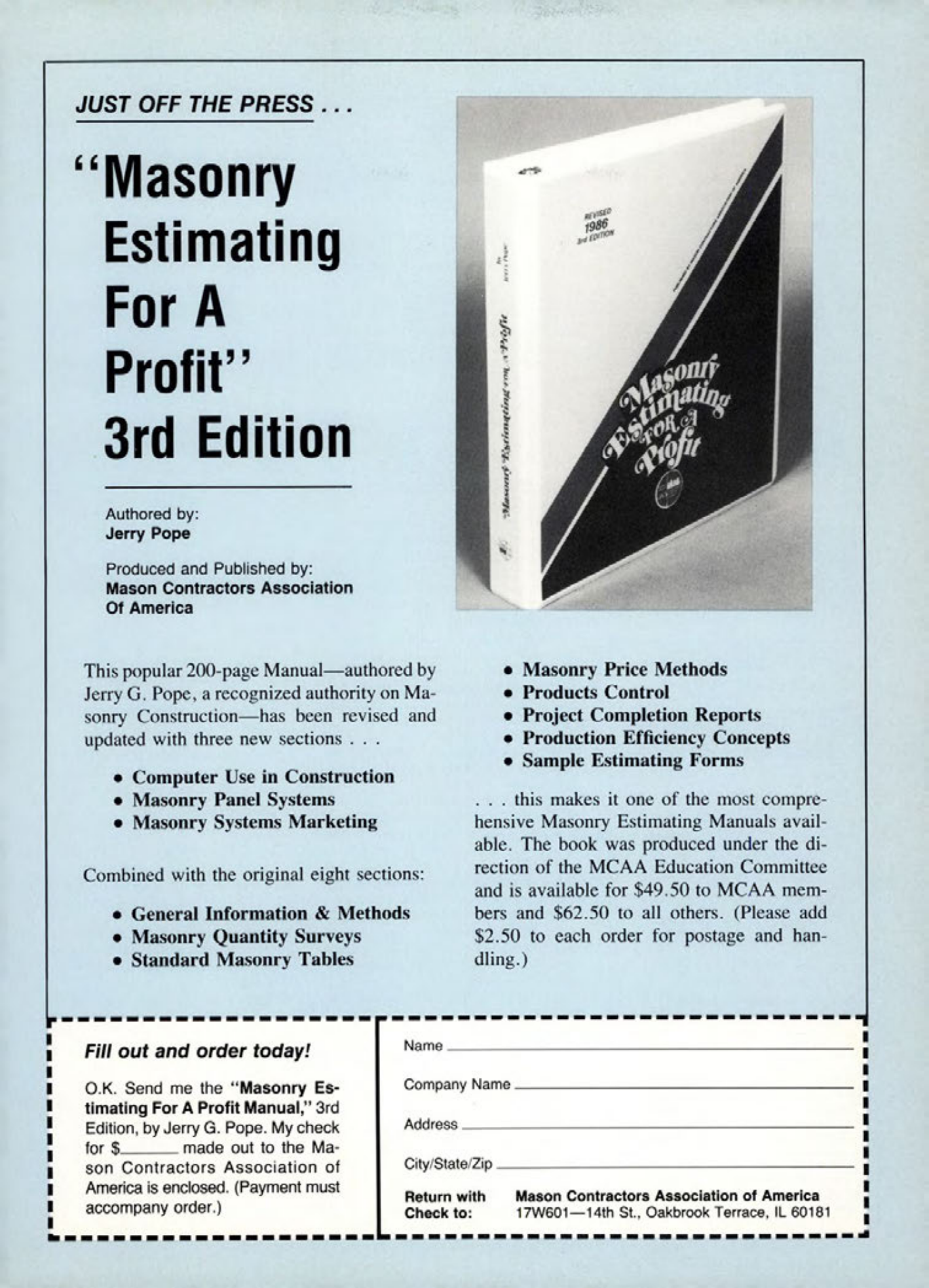 Masonry Magazine October 1986 Page. 31