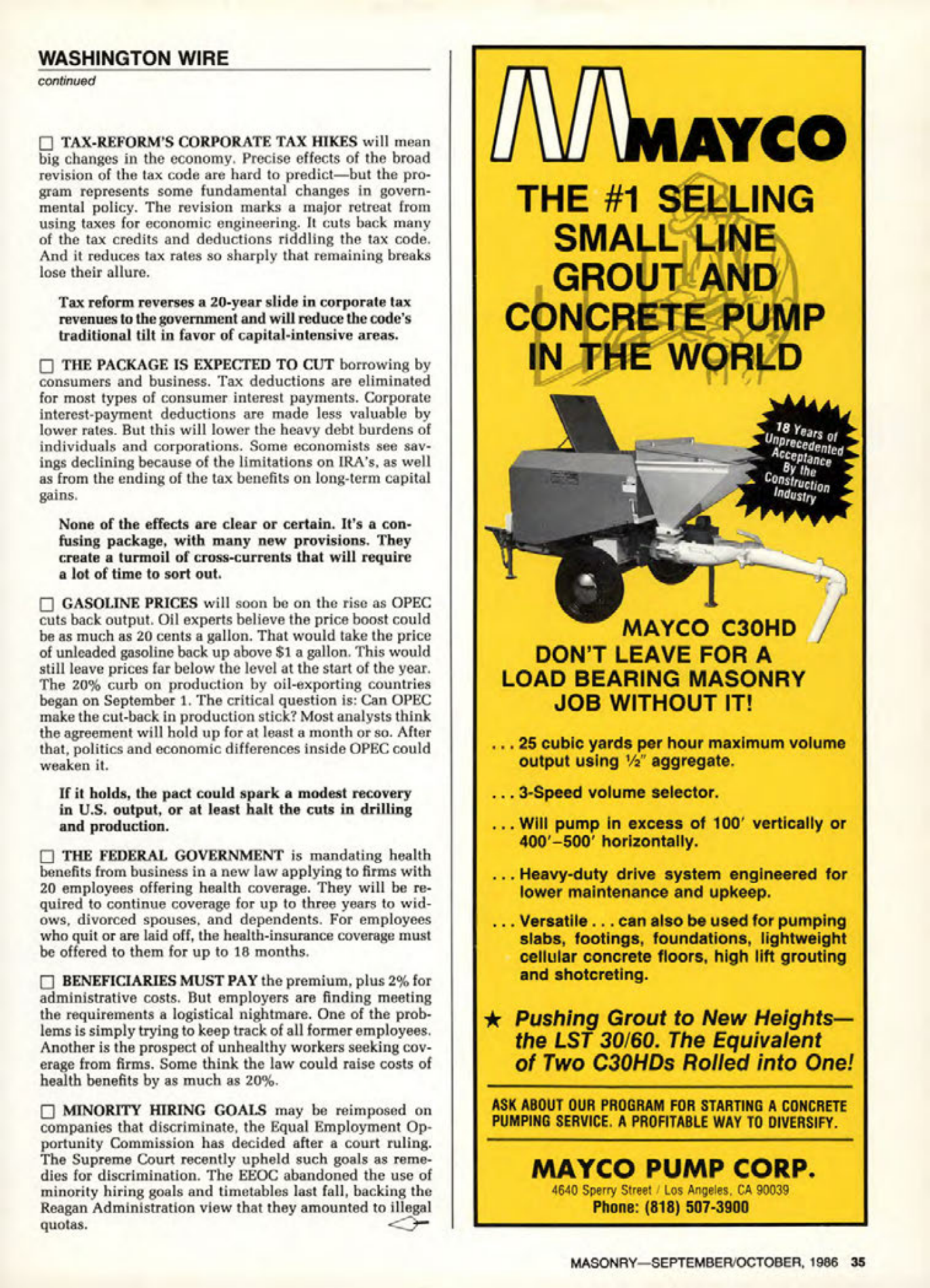 Masonry Magazine October 1986 Page. 37