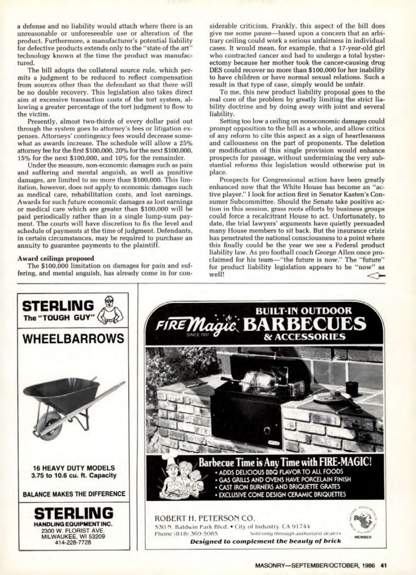 Masonry Magazine October 1986 Page. 43