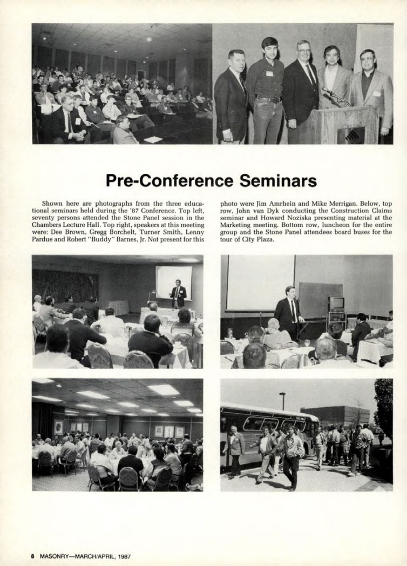 Masonry Magazine April 1987 Page. 8