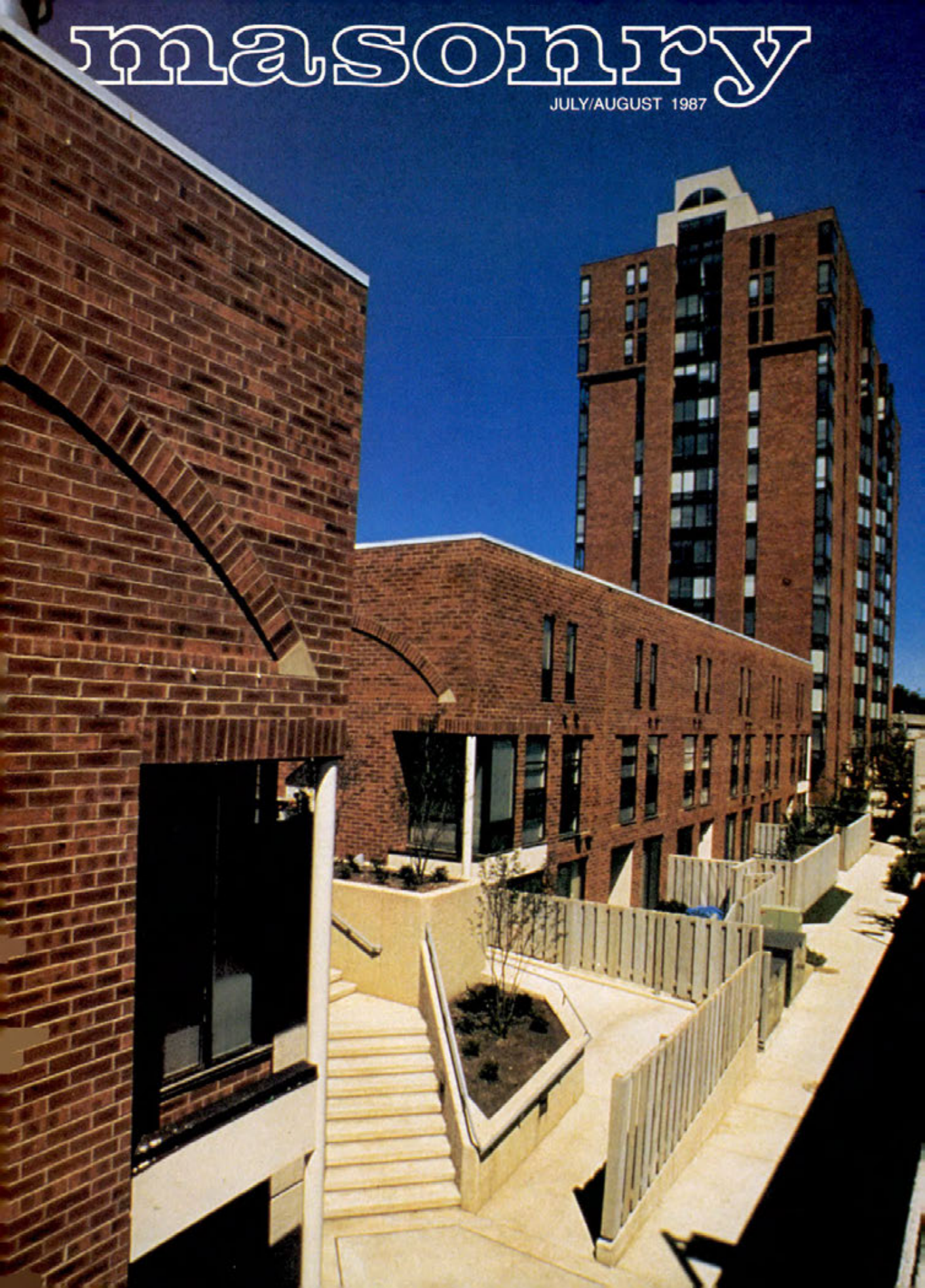 Masonry Magazine August 1987 Page. 1