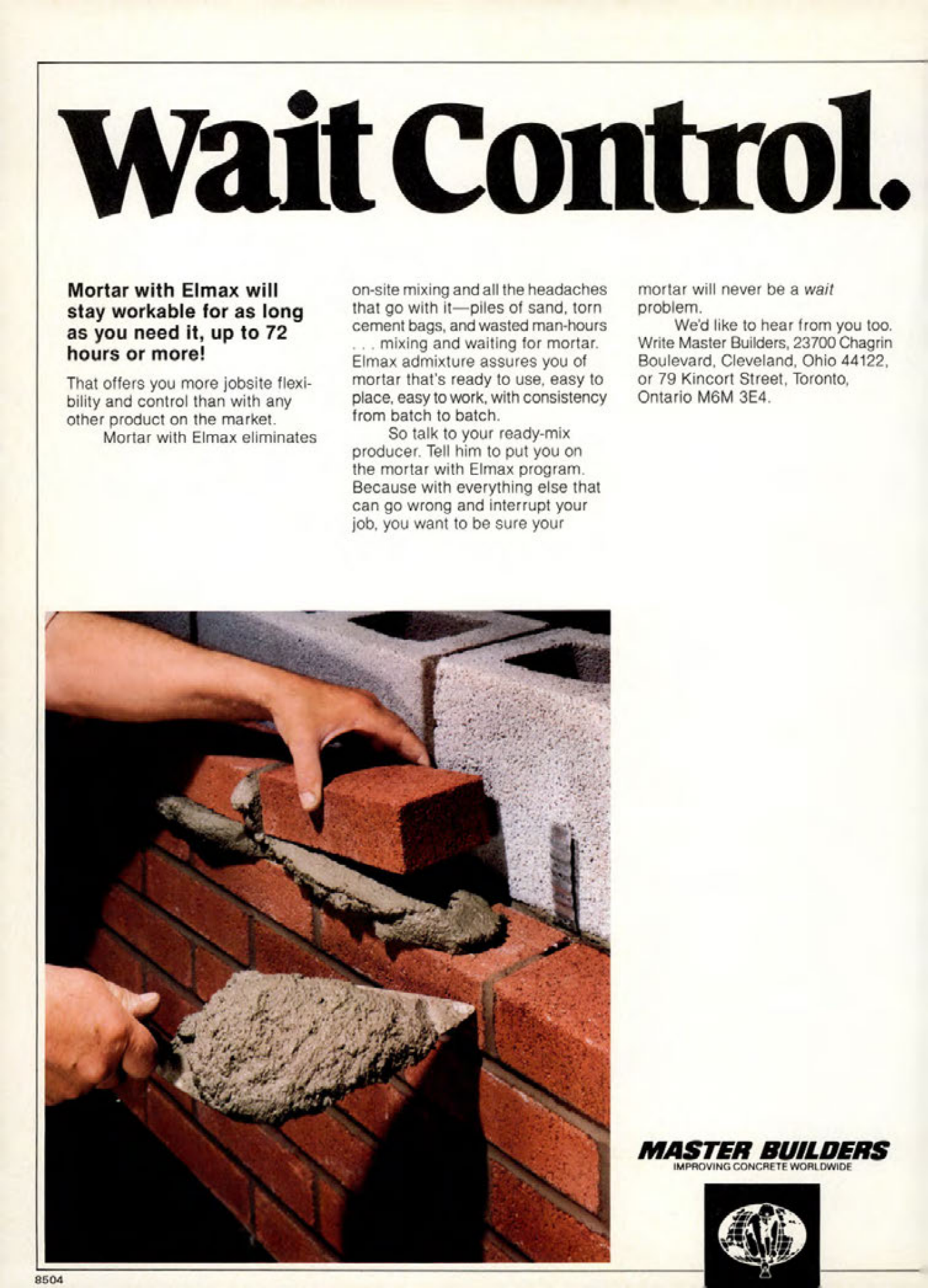 Masonry Magazine August 1987 Page. 14