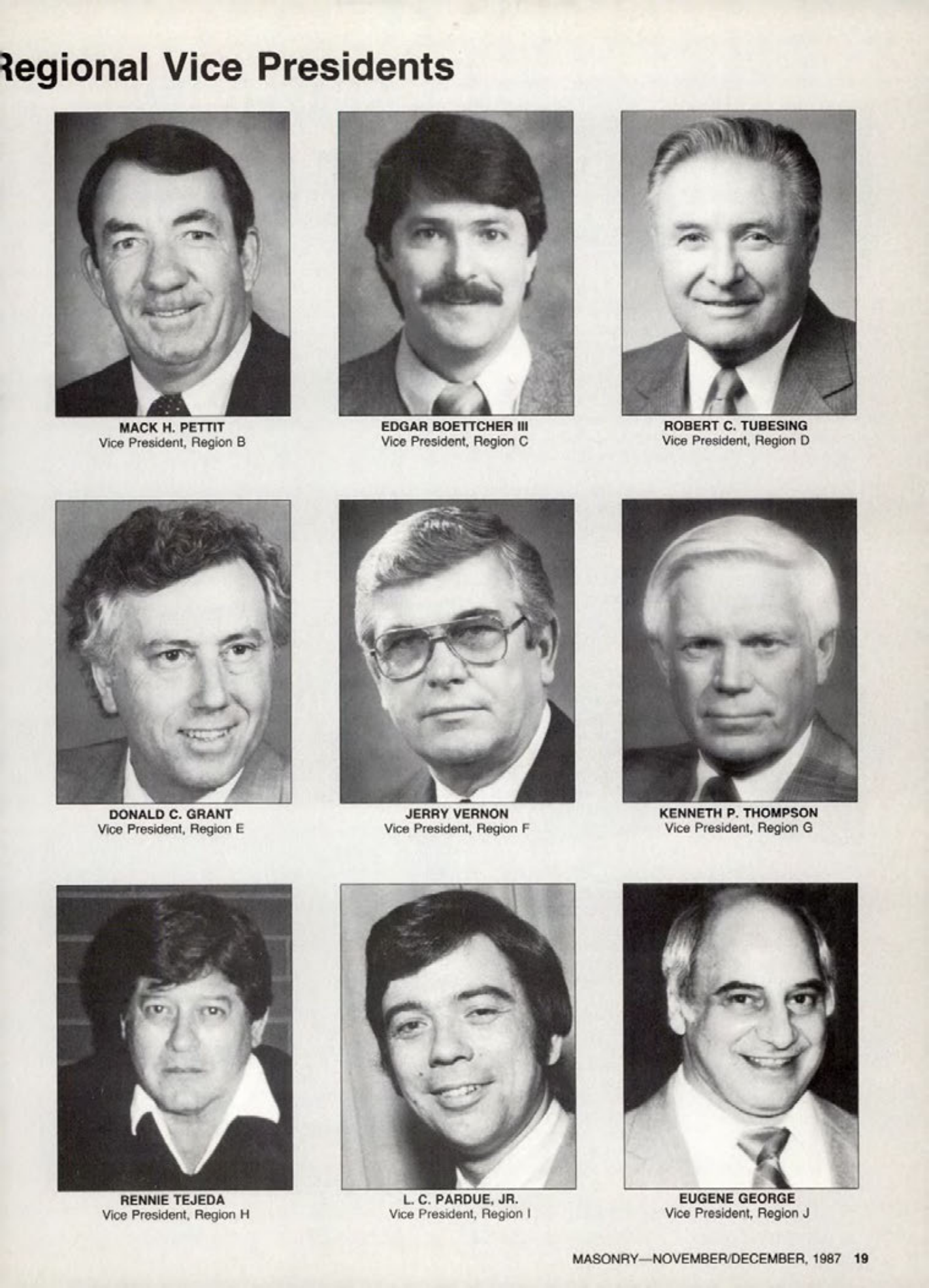 Masonry Magazine December 1987 Page. 19