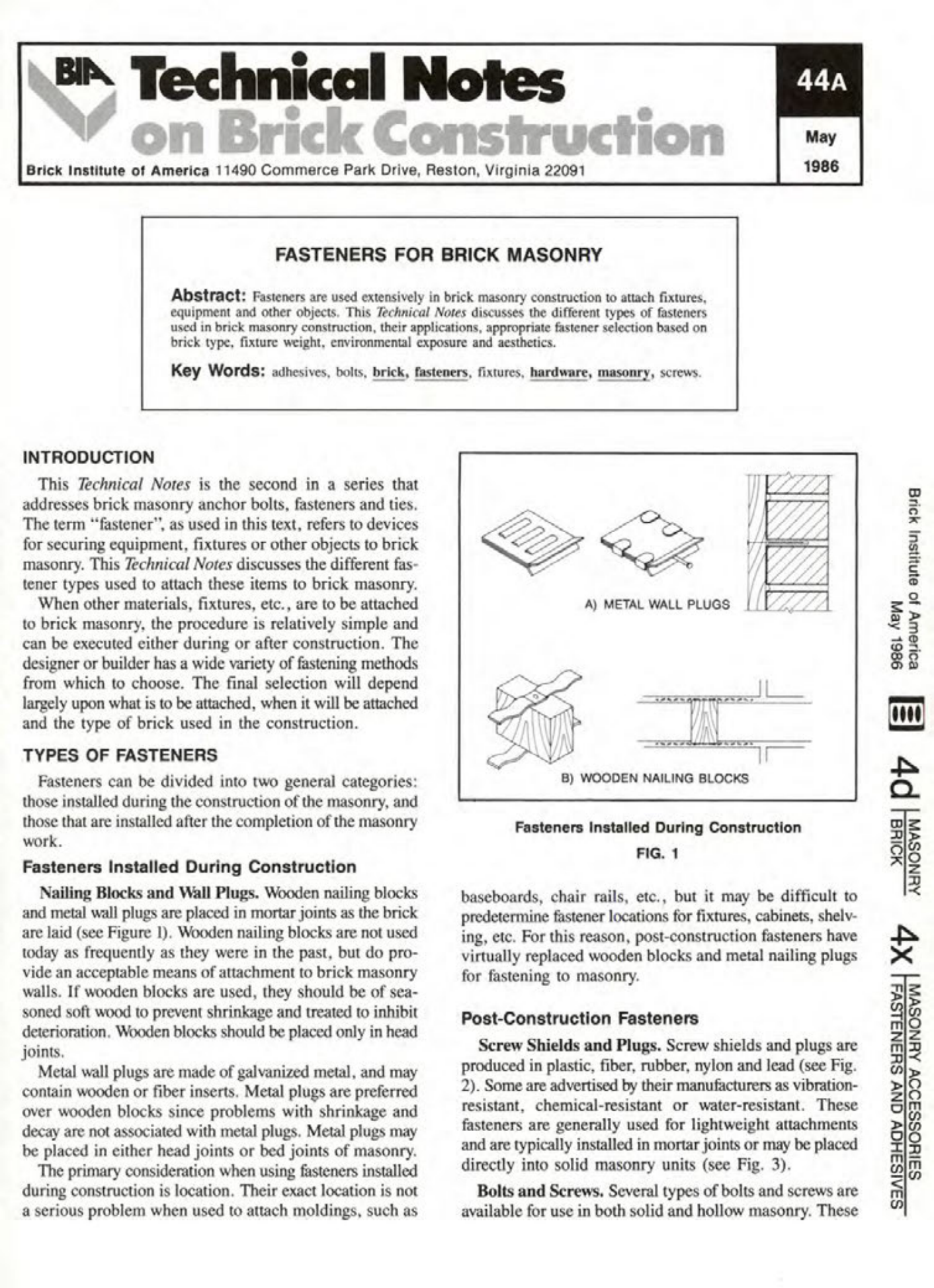 Masonry Magazine December 1987 Page. 21