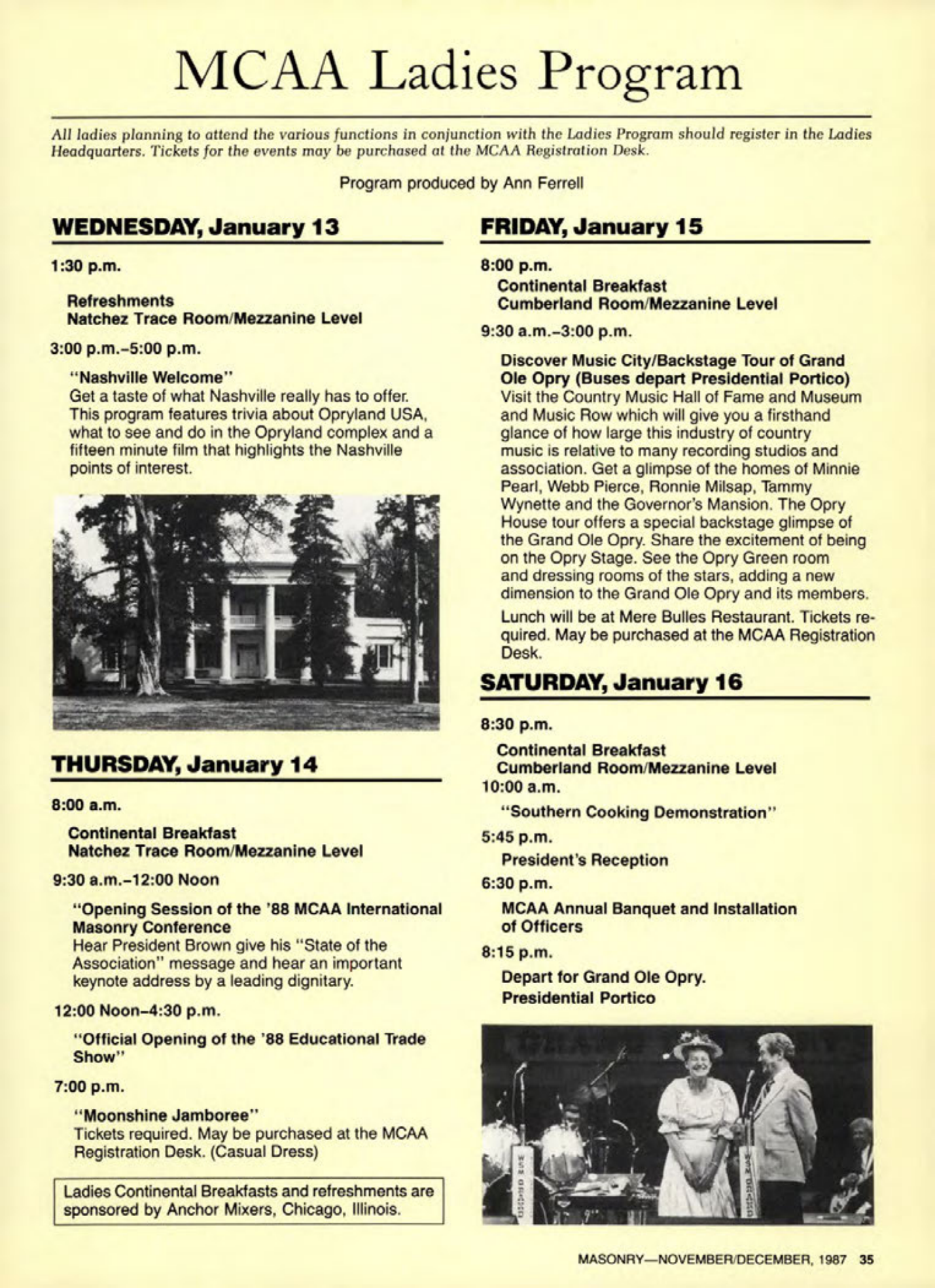 Masonry Magazine December 1987 Page. 35
