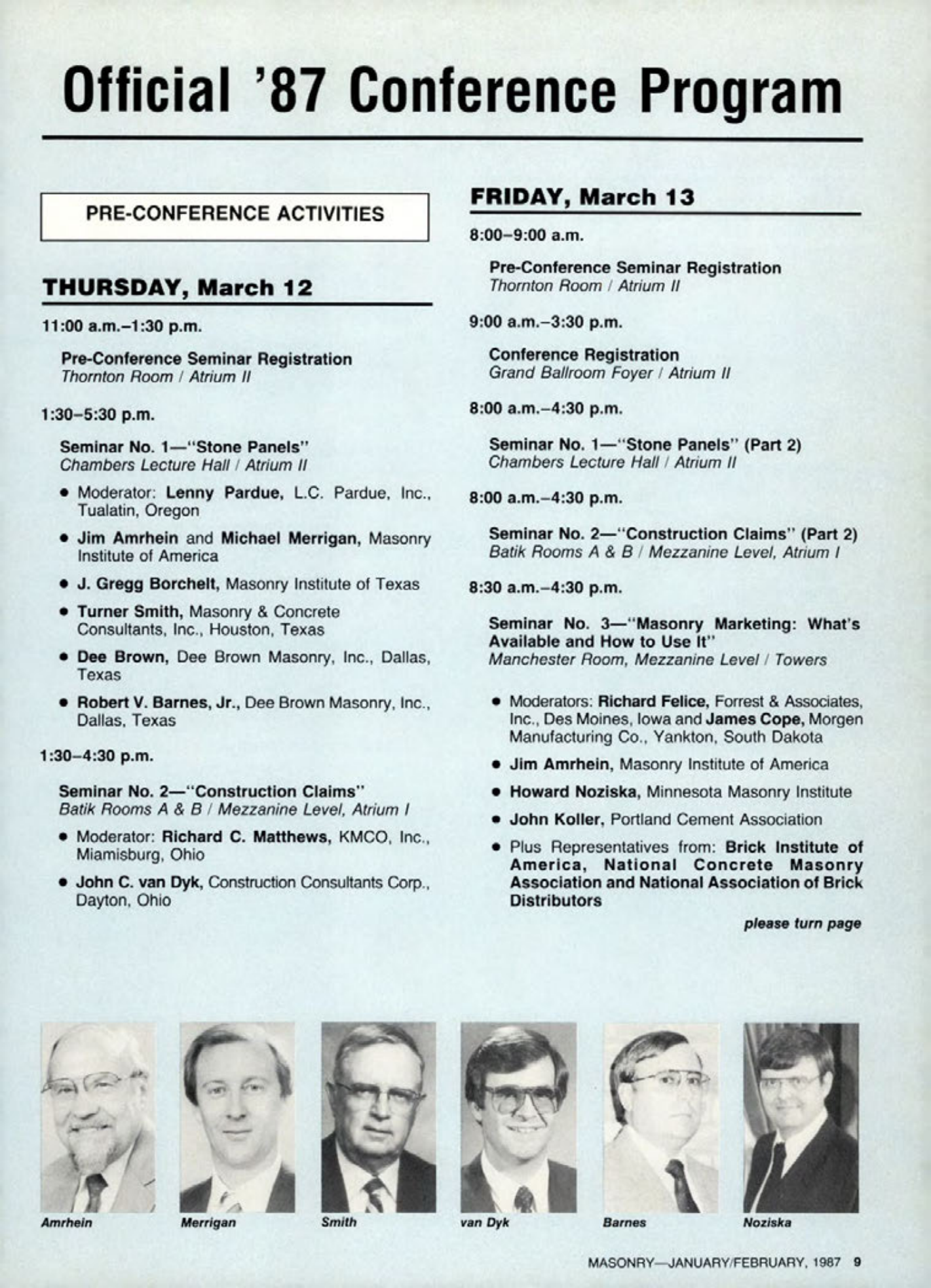 Masonry Magazine February 1987 Page. 9