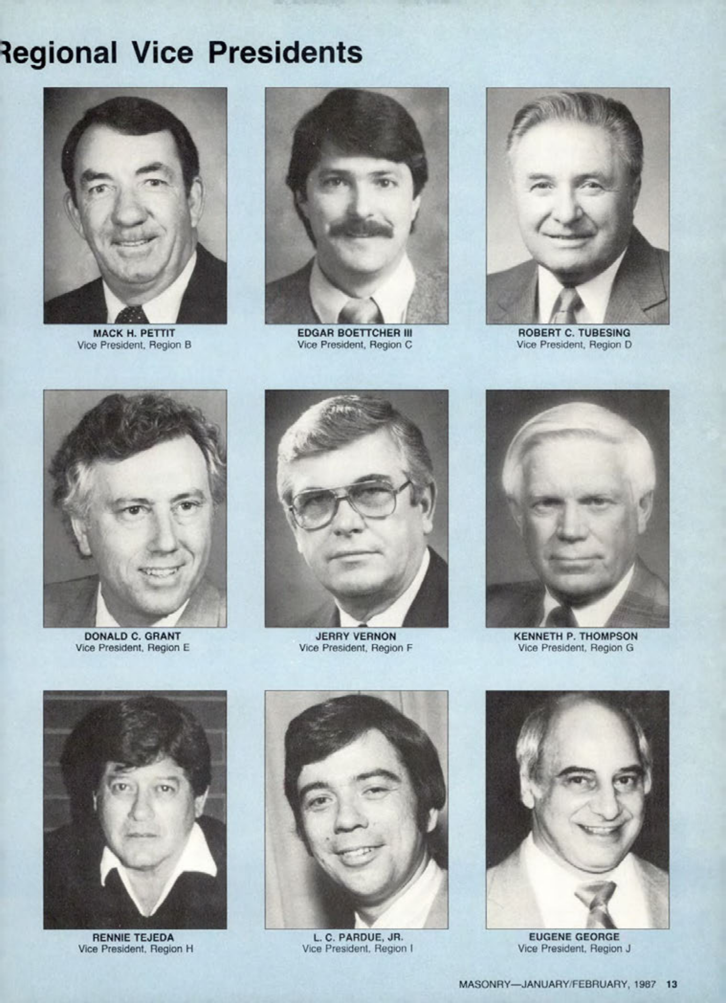 Masonry Magazine February 1987 Page. 13