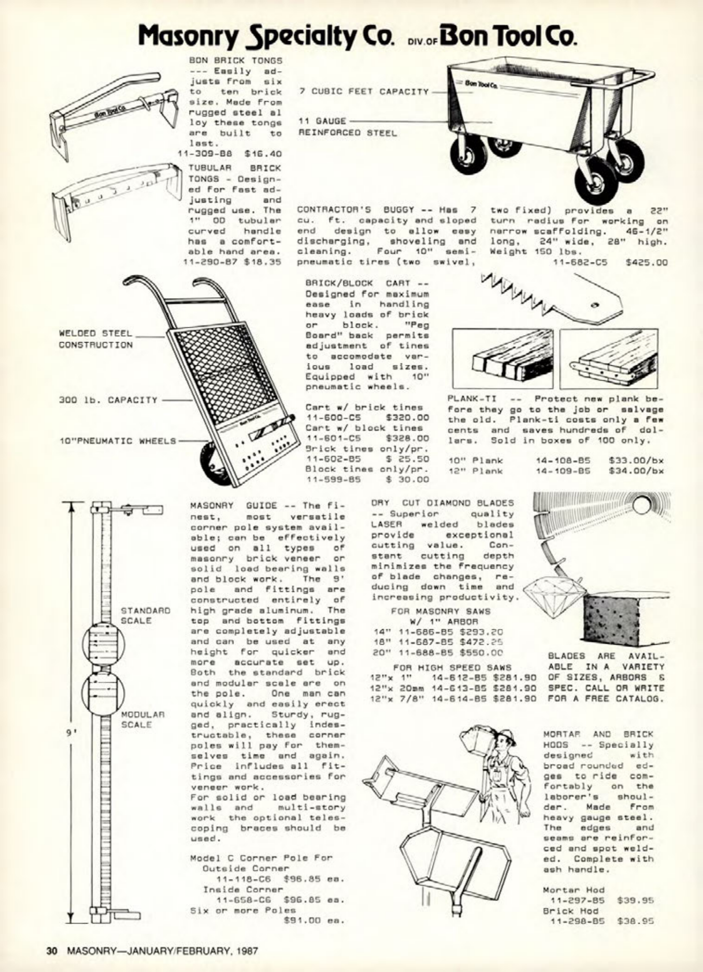 Masonry Magazine February 1987 Page. 30