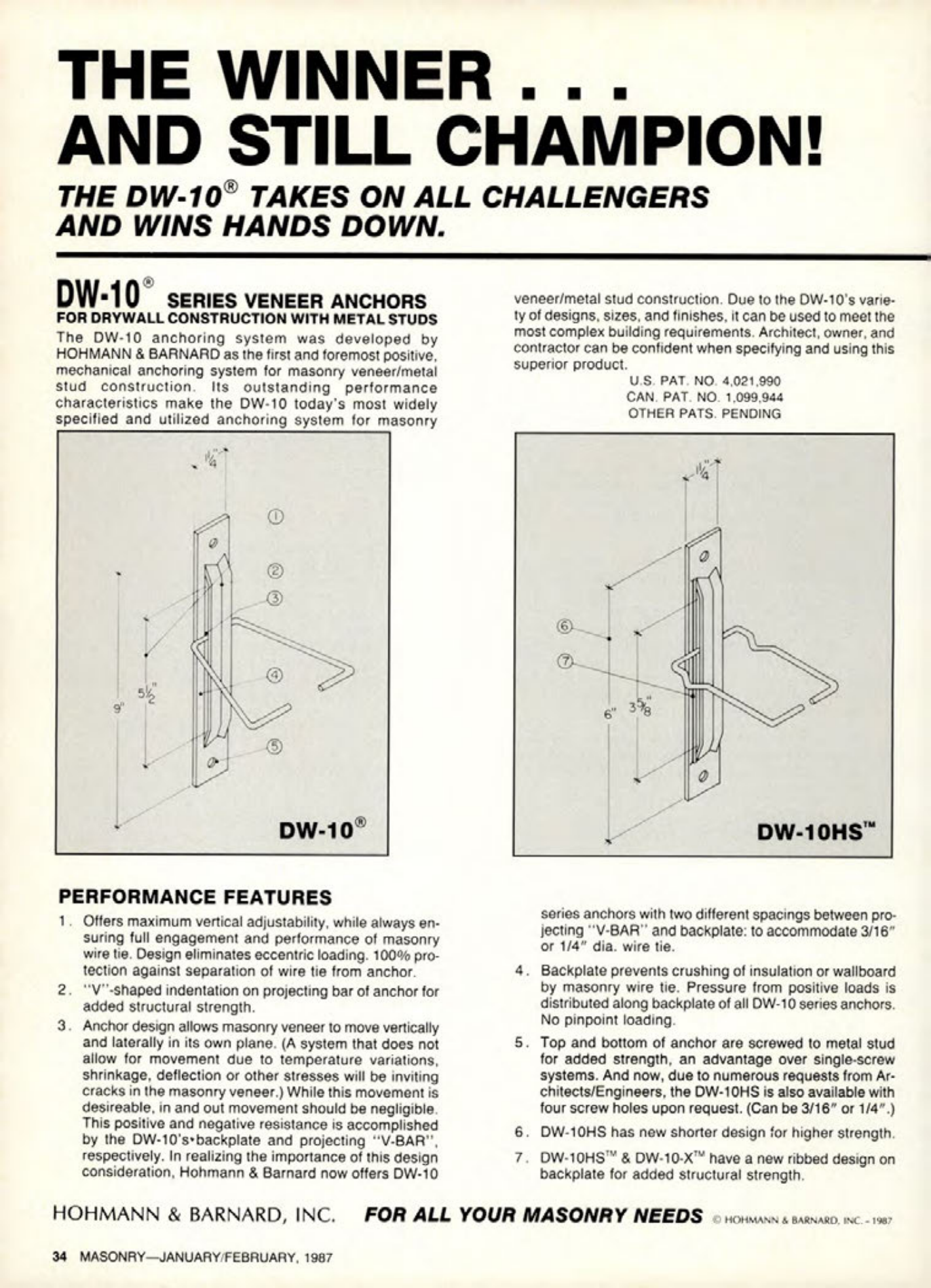 Masonry Magazine February 1987 Page. 34