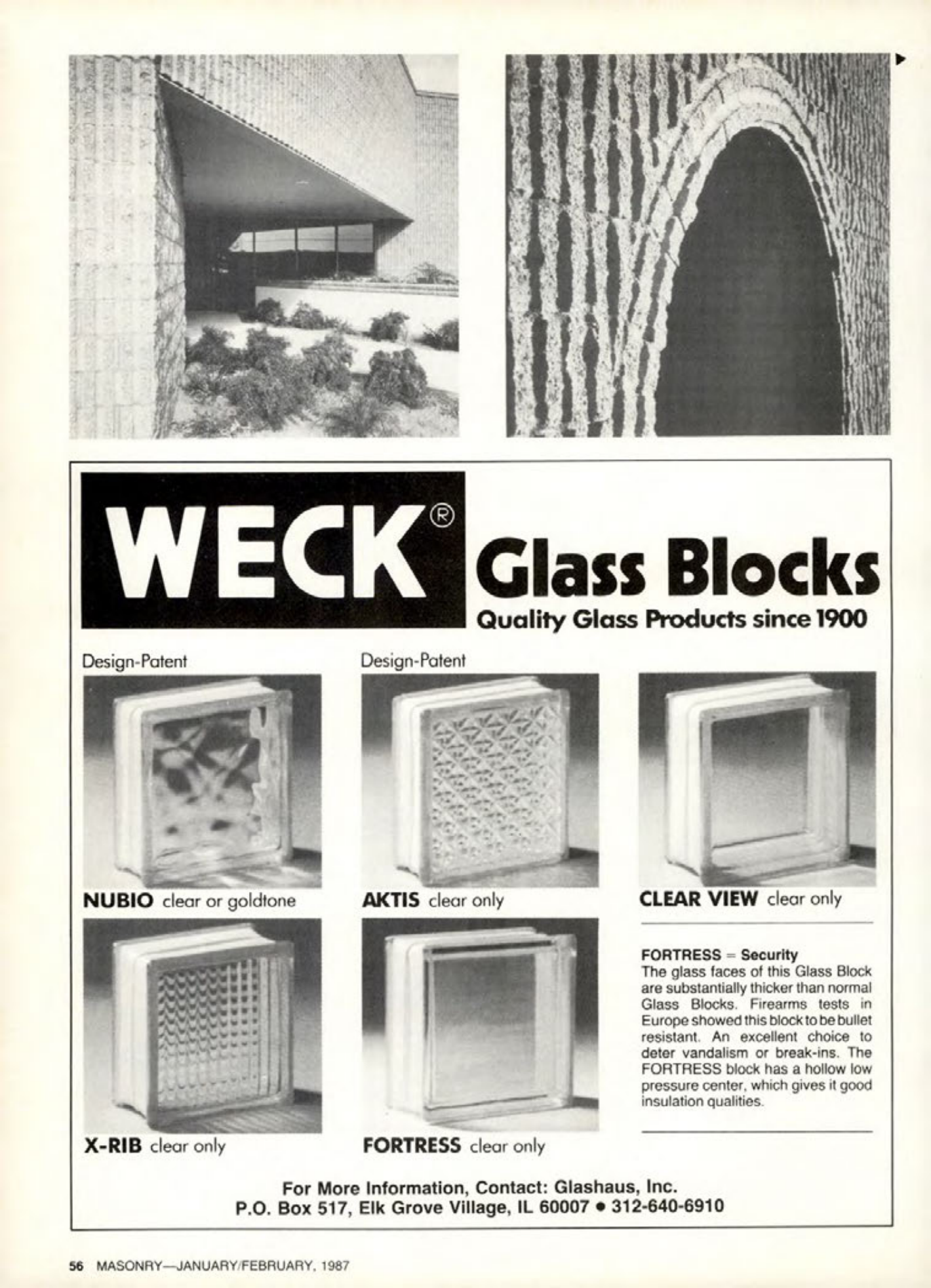 Masonry Magazine February 1987 Page. 56