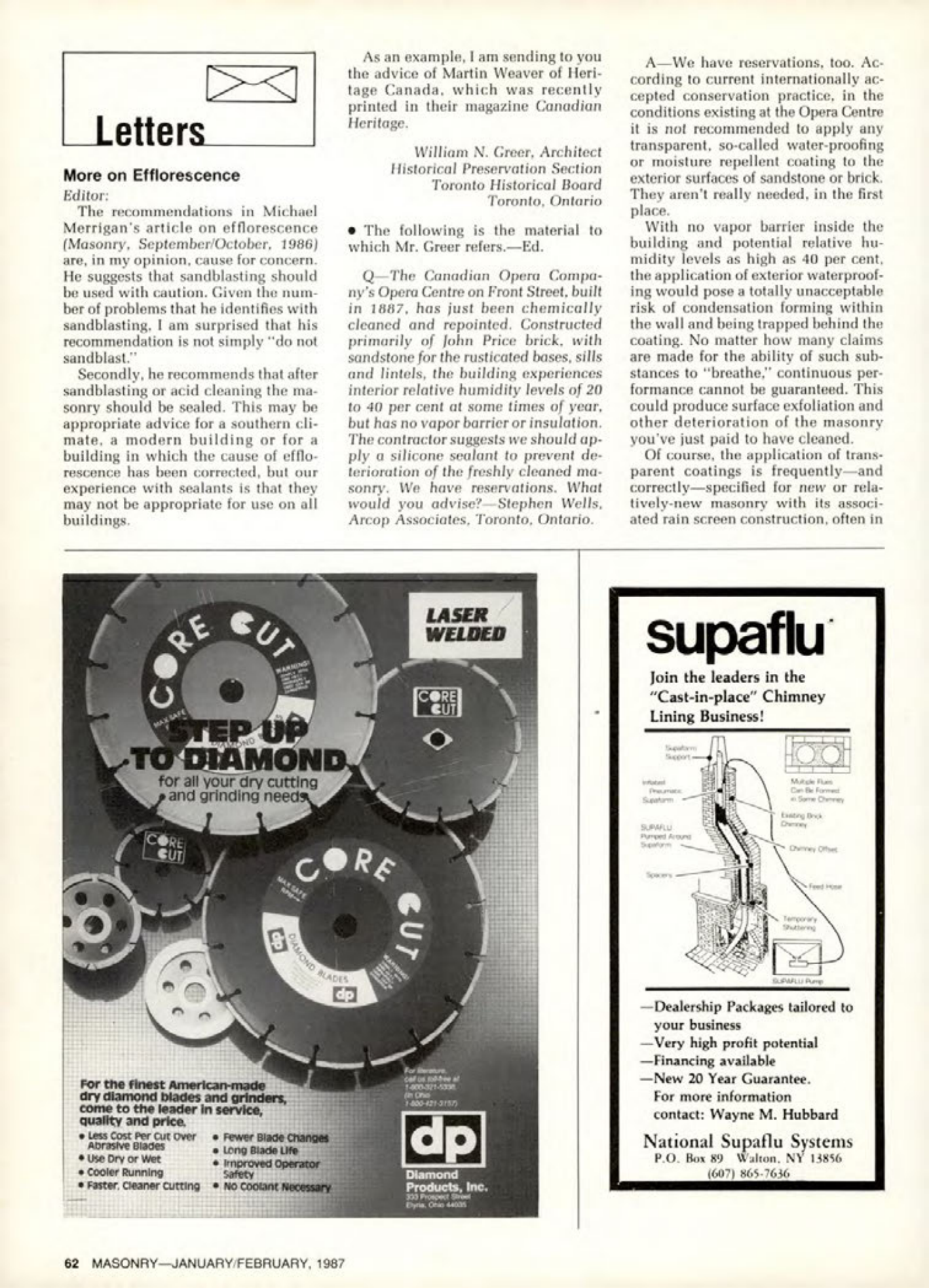 Masonry Magazine February 1987 Page. 62