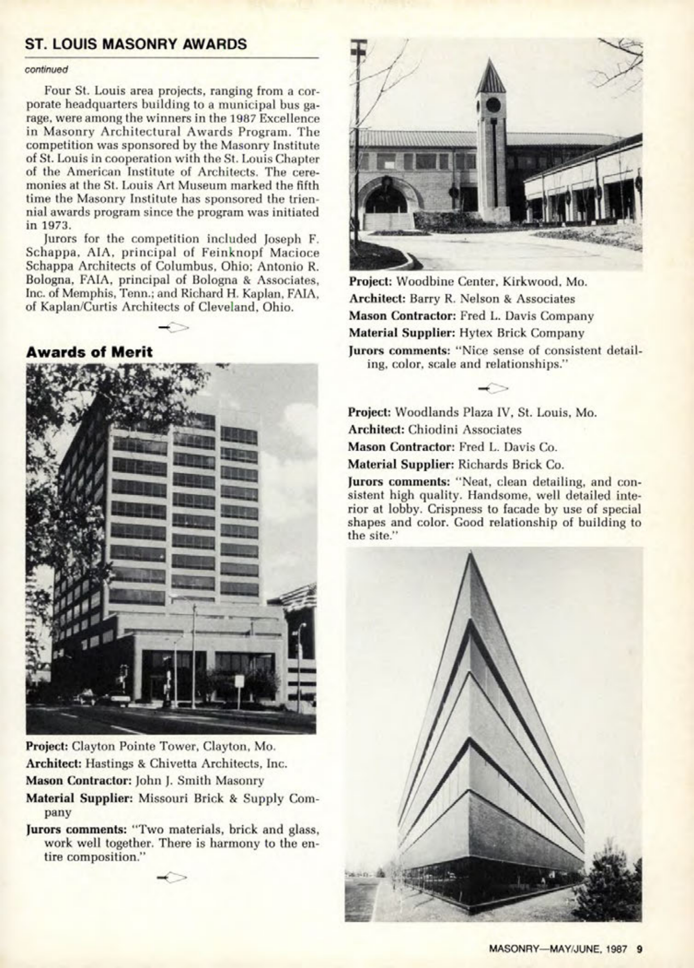 Masonry Magazine June 1987 Page. 9