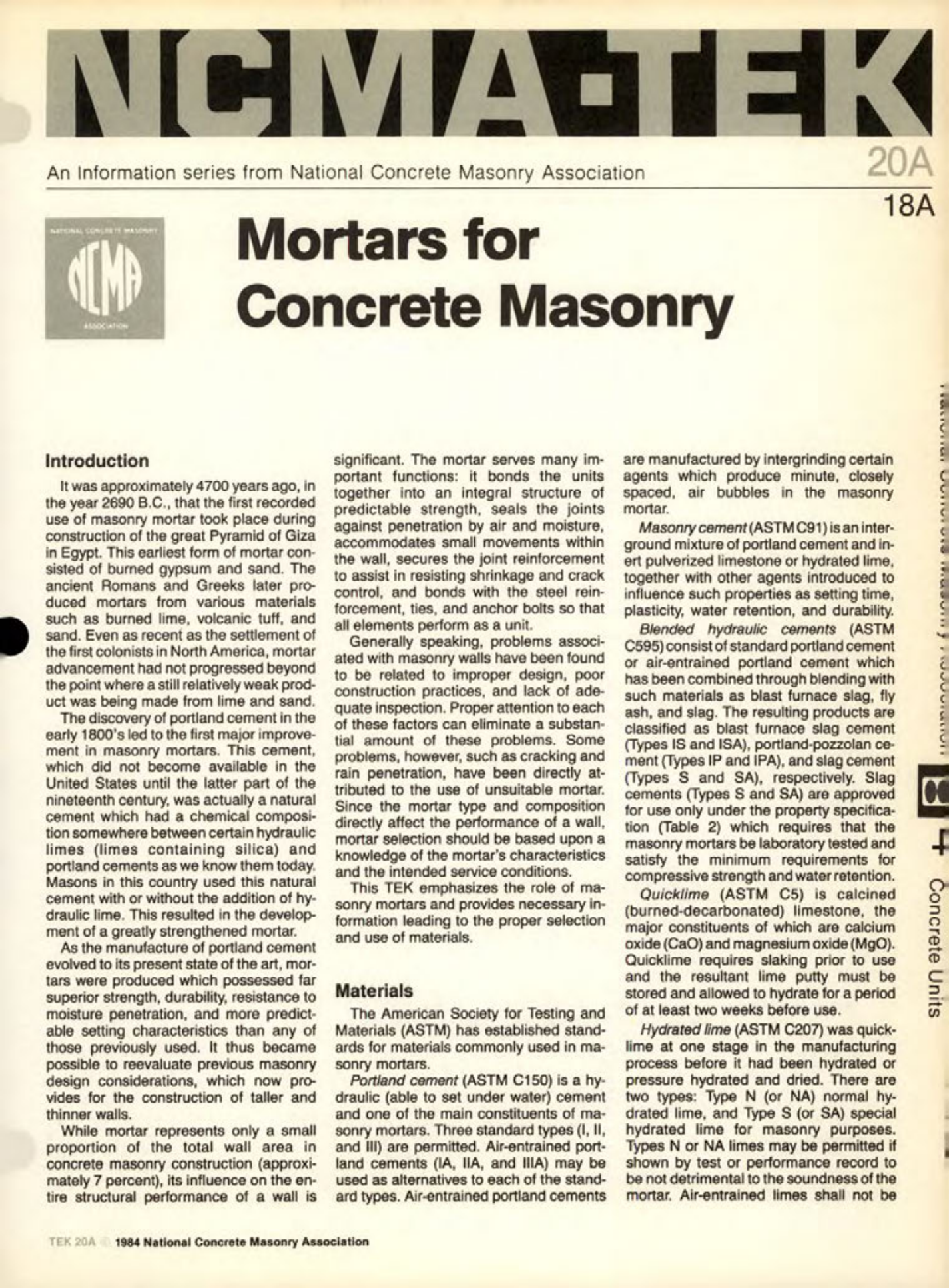 Masonry Magazine October 1987 Page. 21