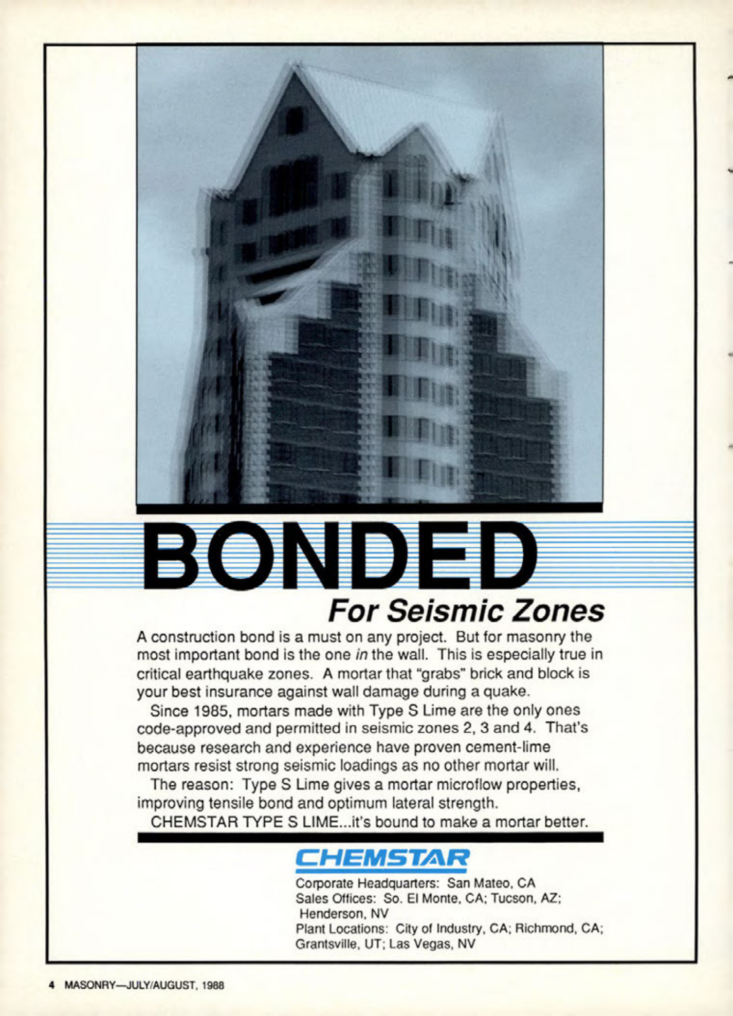 Masonry Magazine August 1988 Page. 4