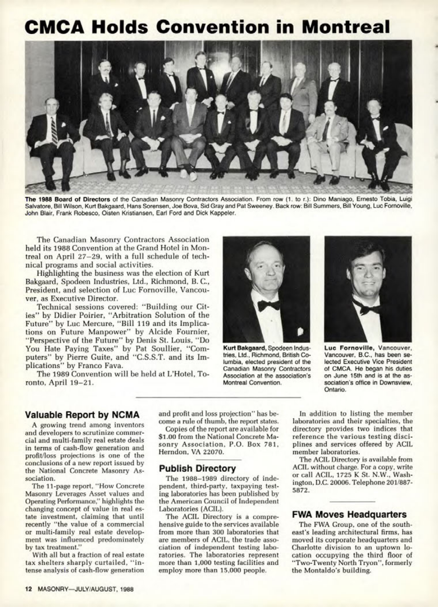 Masonry Magazine August 1988 Page. 12