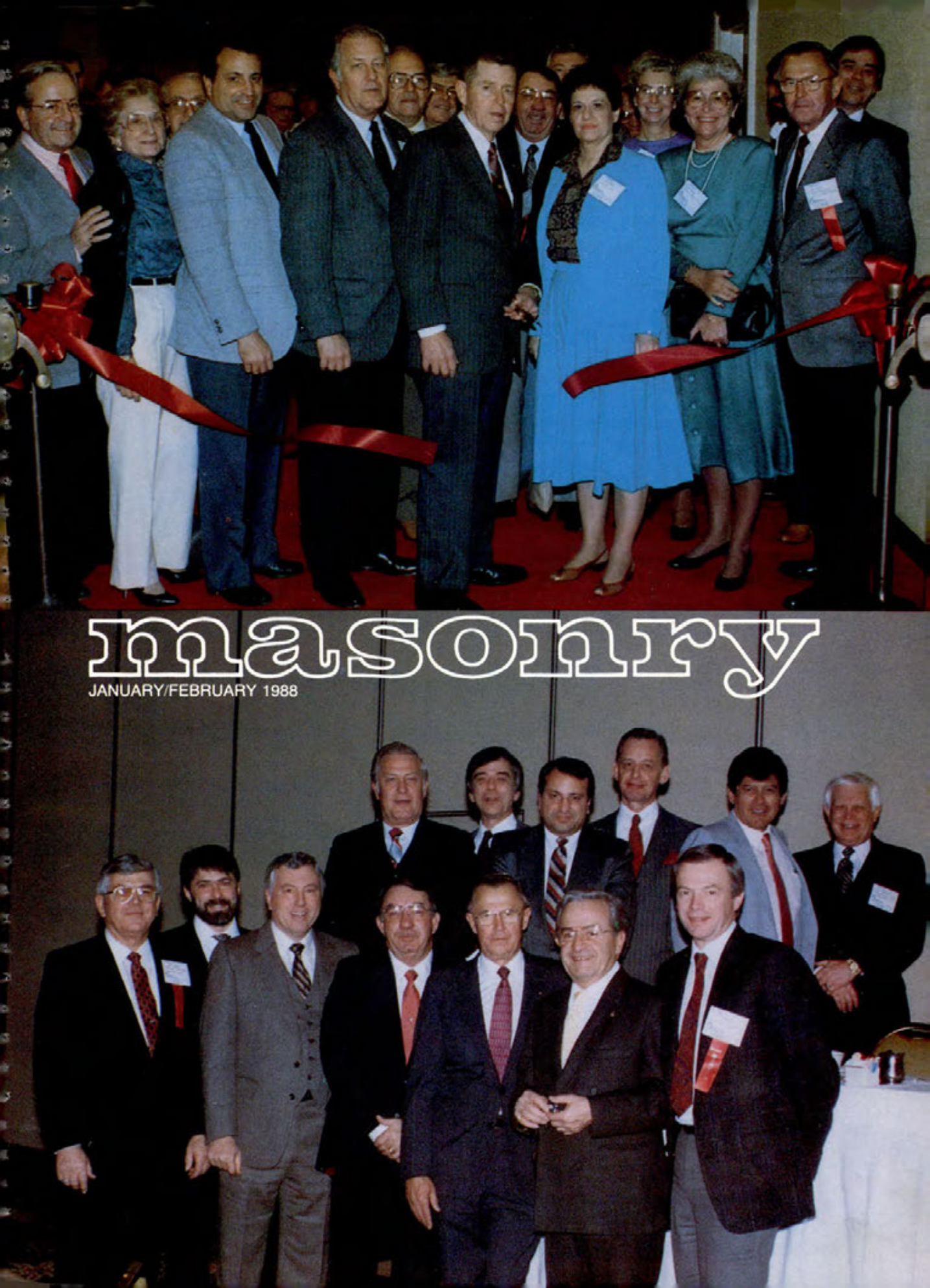 Masonry Magazine February 1988 Page. 1