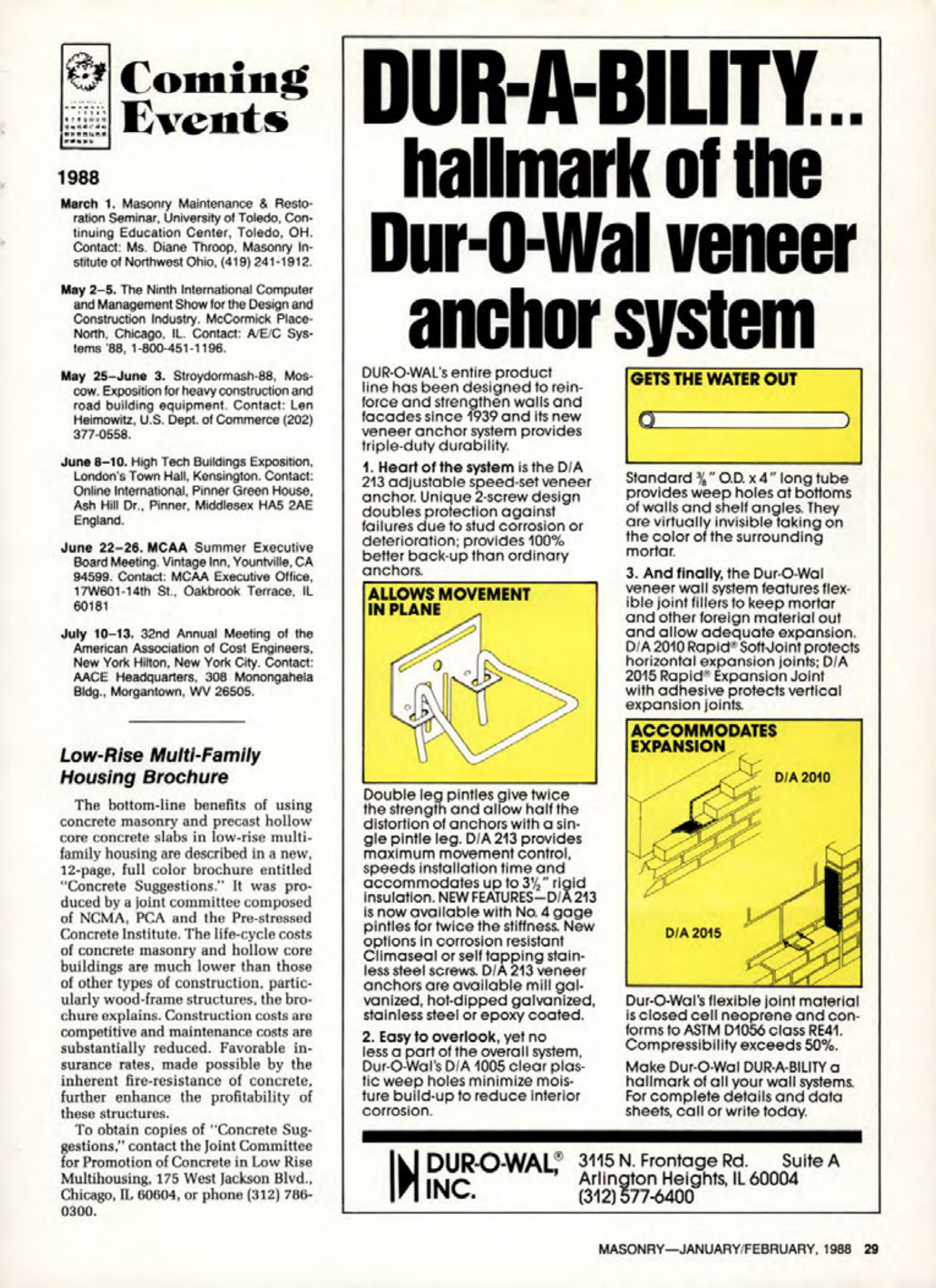 Masonry Magazine February 1988 Page. 29