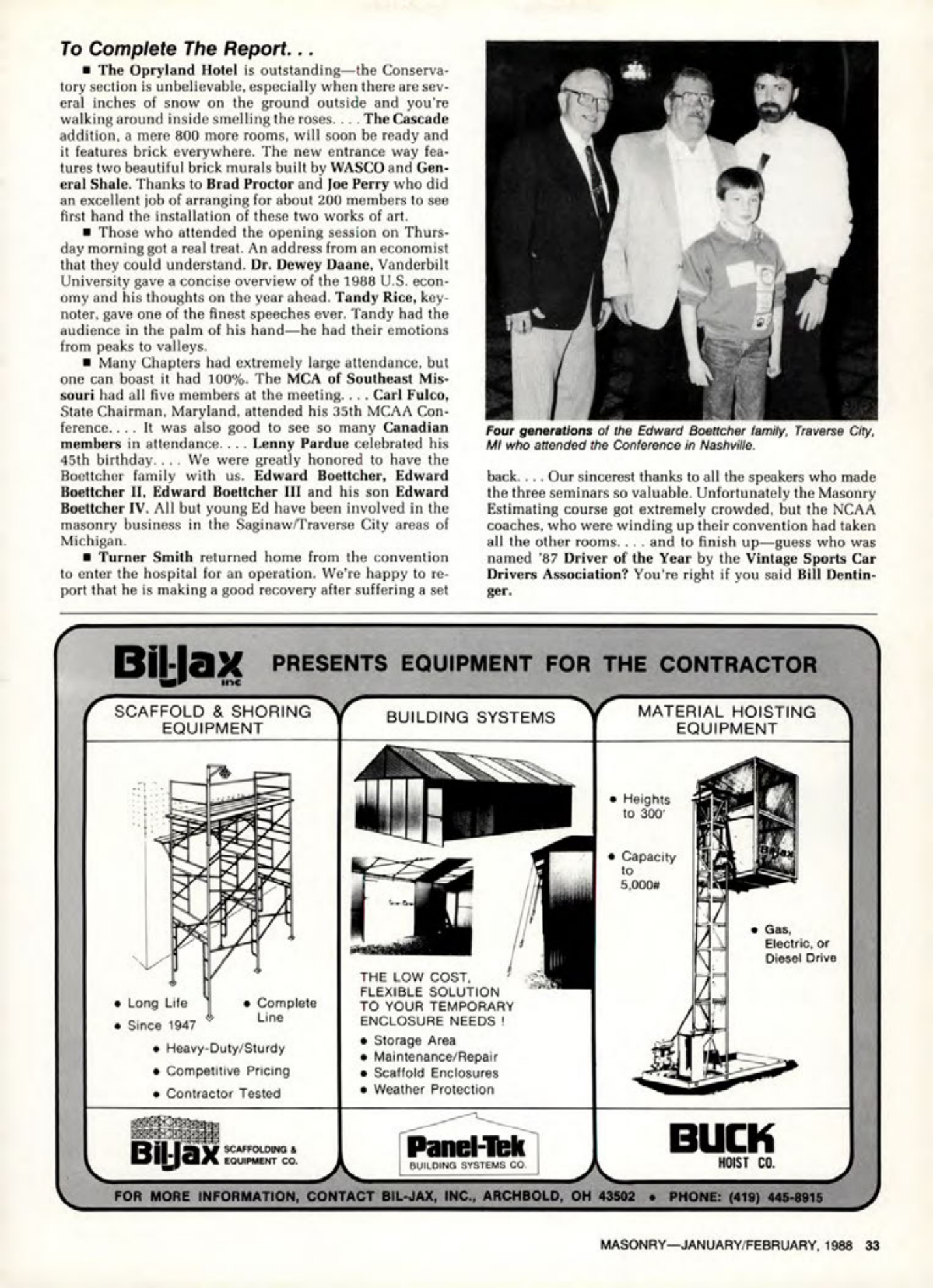 Masonry Magazine February 1988 Page. 33