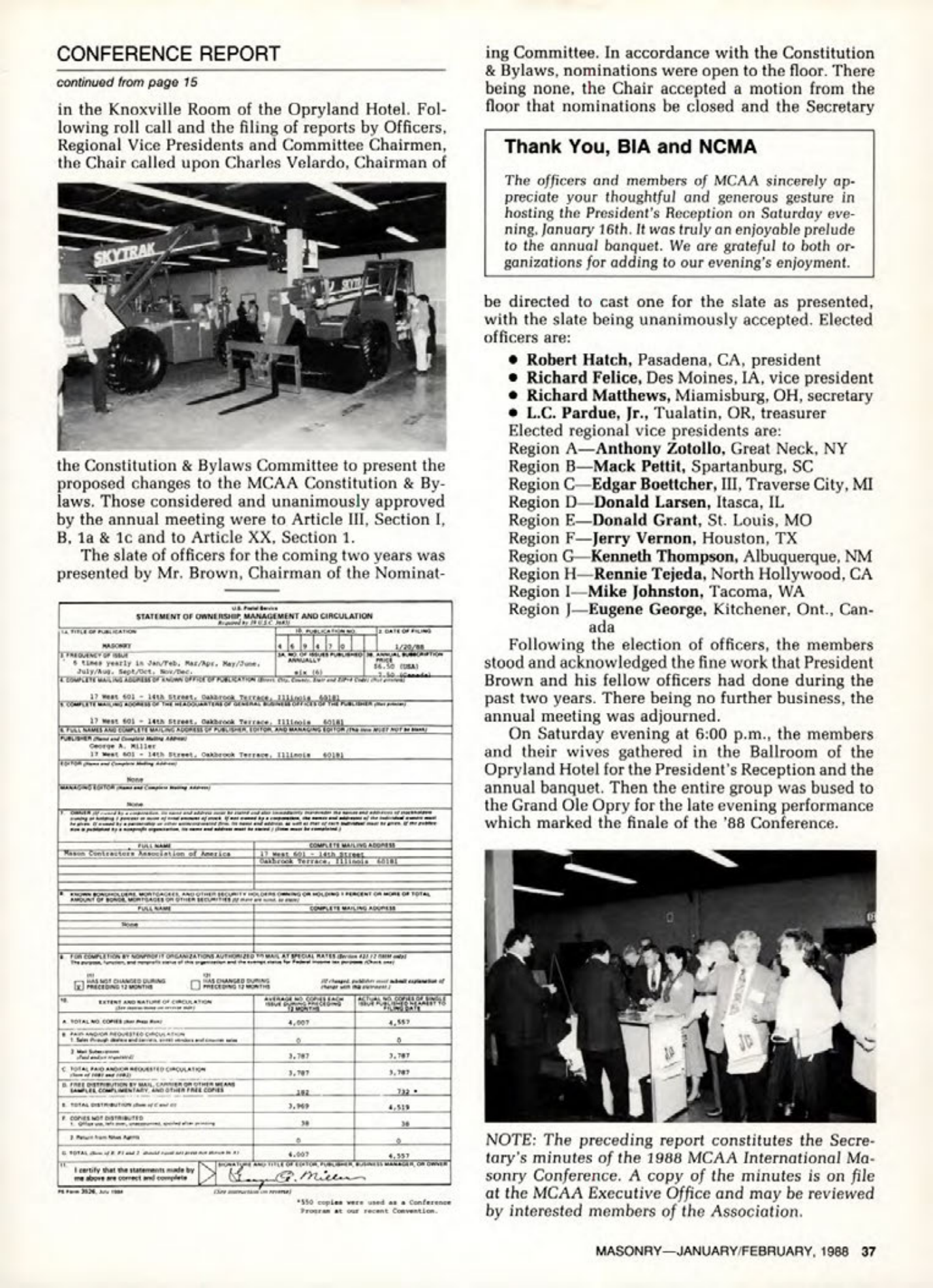 Masonry Magazine February 1988 Page. 37