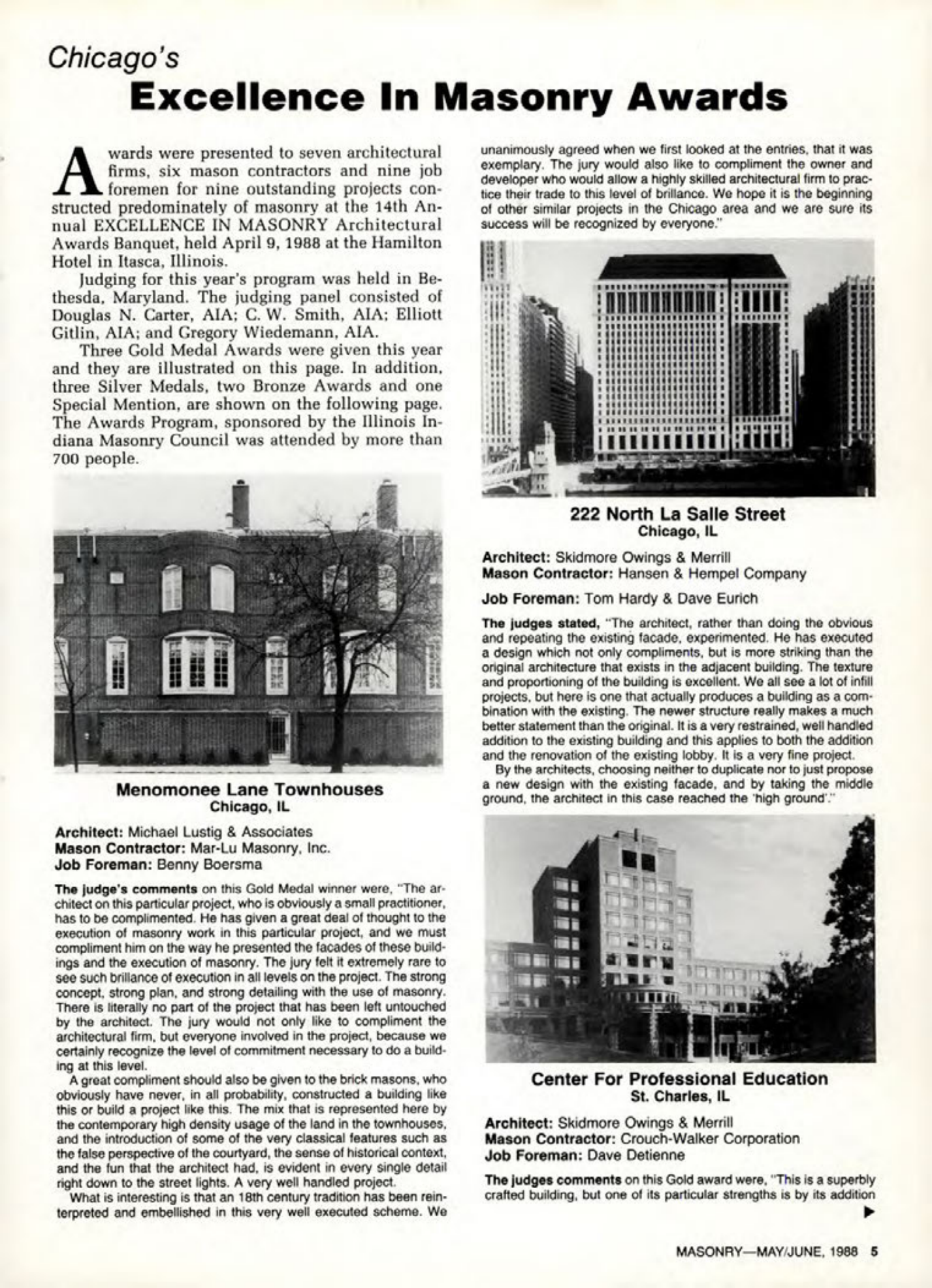 Masonry Magazine June 1988 Page. 5
