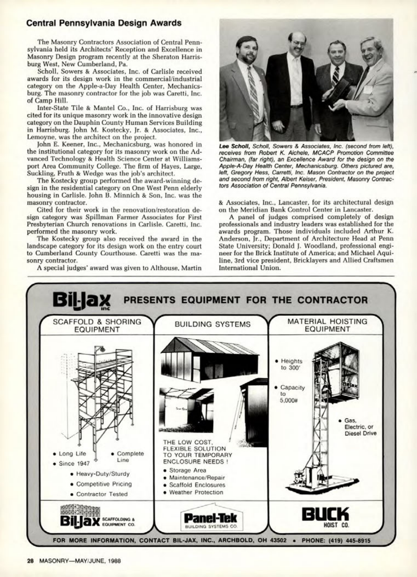 Masonry Magazine June 1988 Page. 28