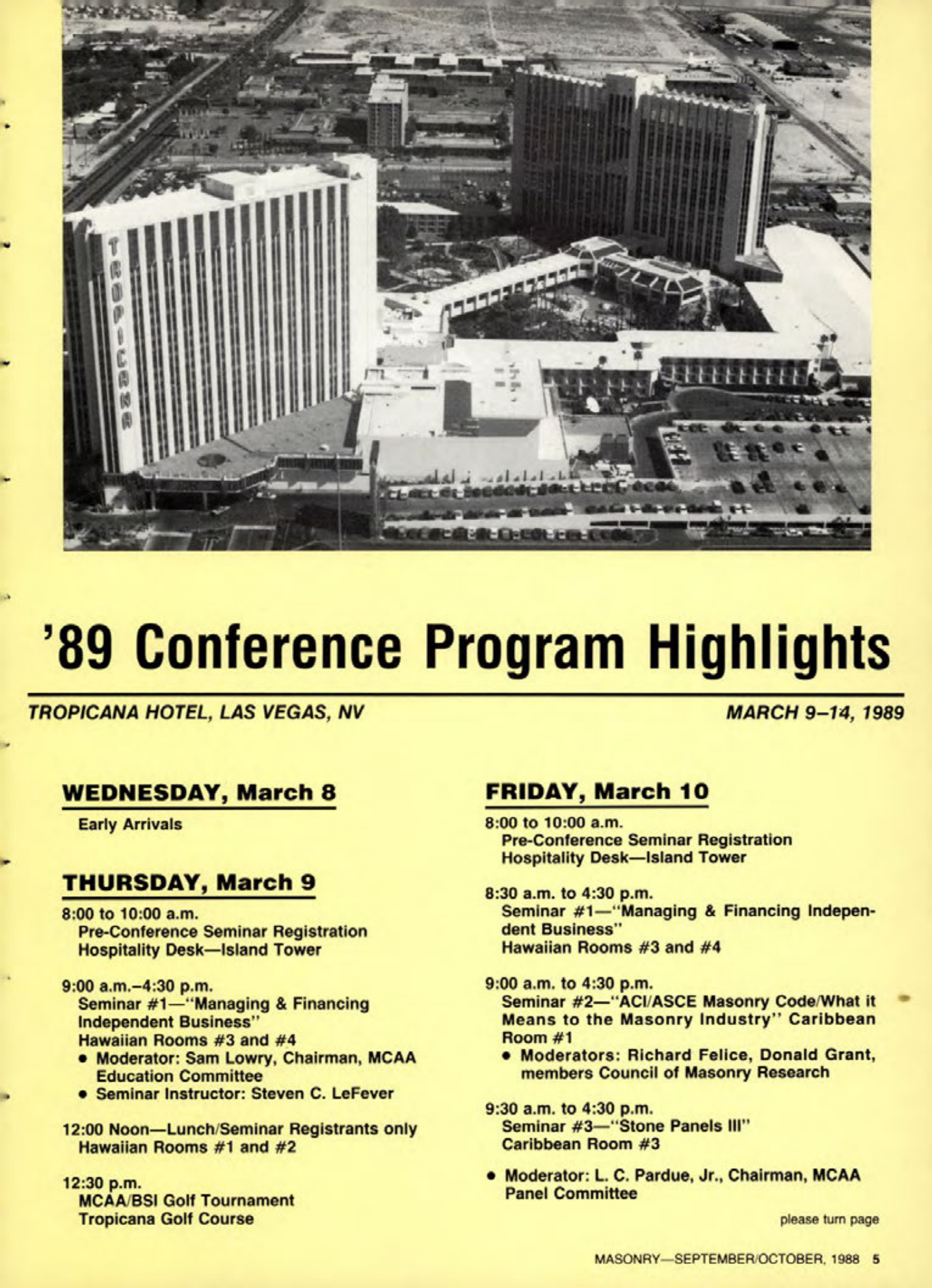 Masonry Magazine October 1988 Page. 5