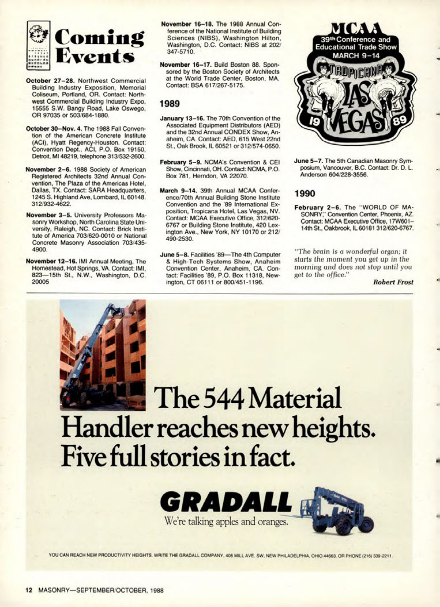 Masonry Magazine October 1988 Page. 12