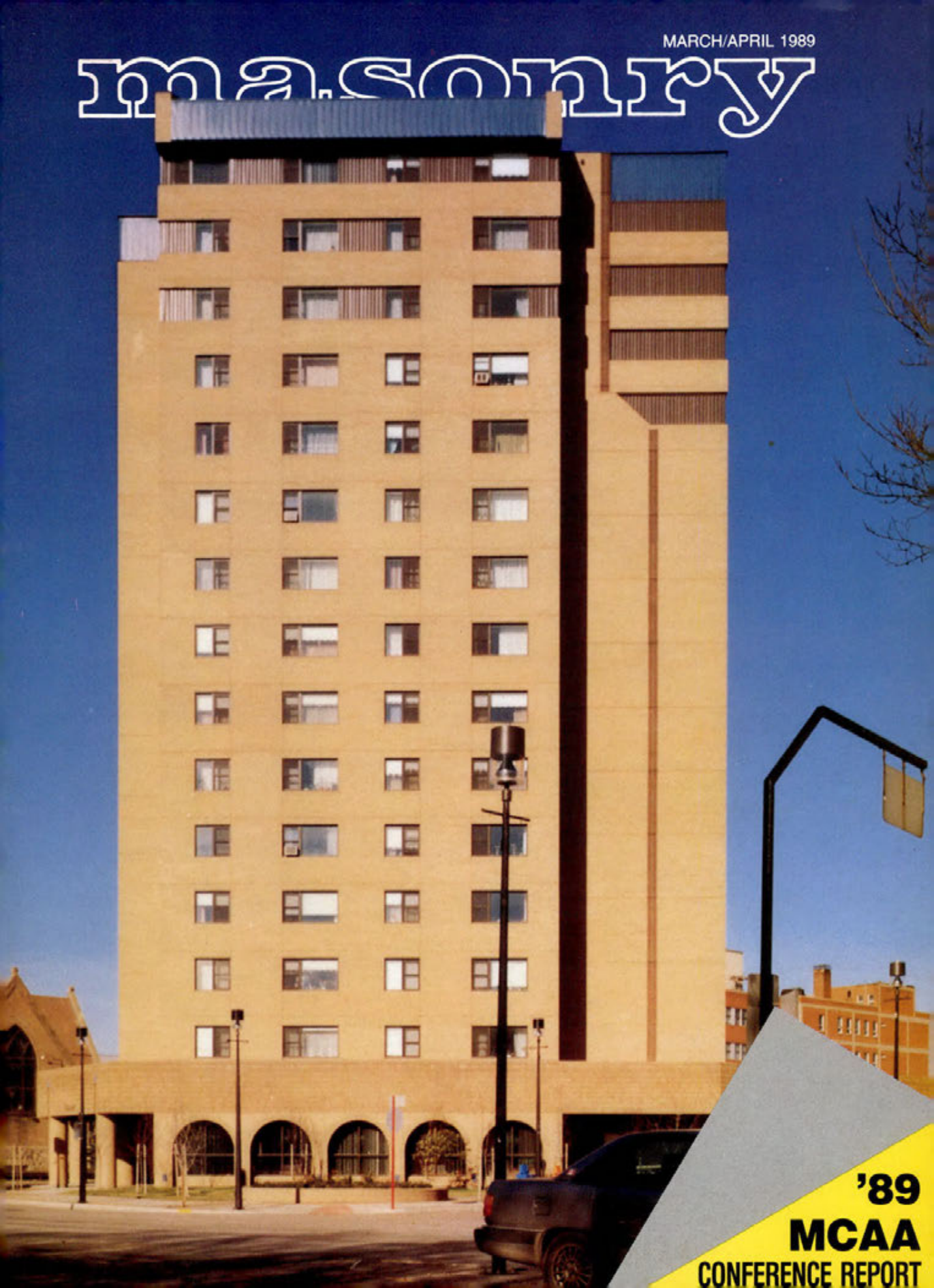 Masonry Magazine April 1989 Page. 1