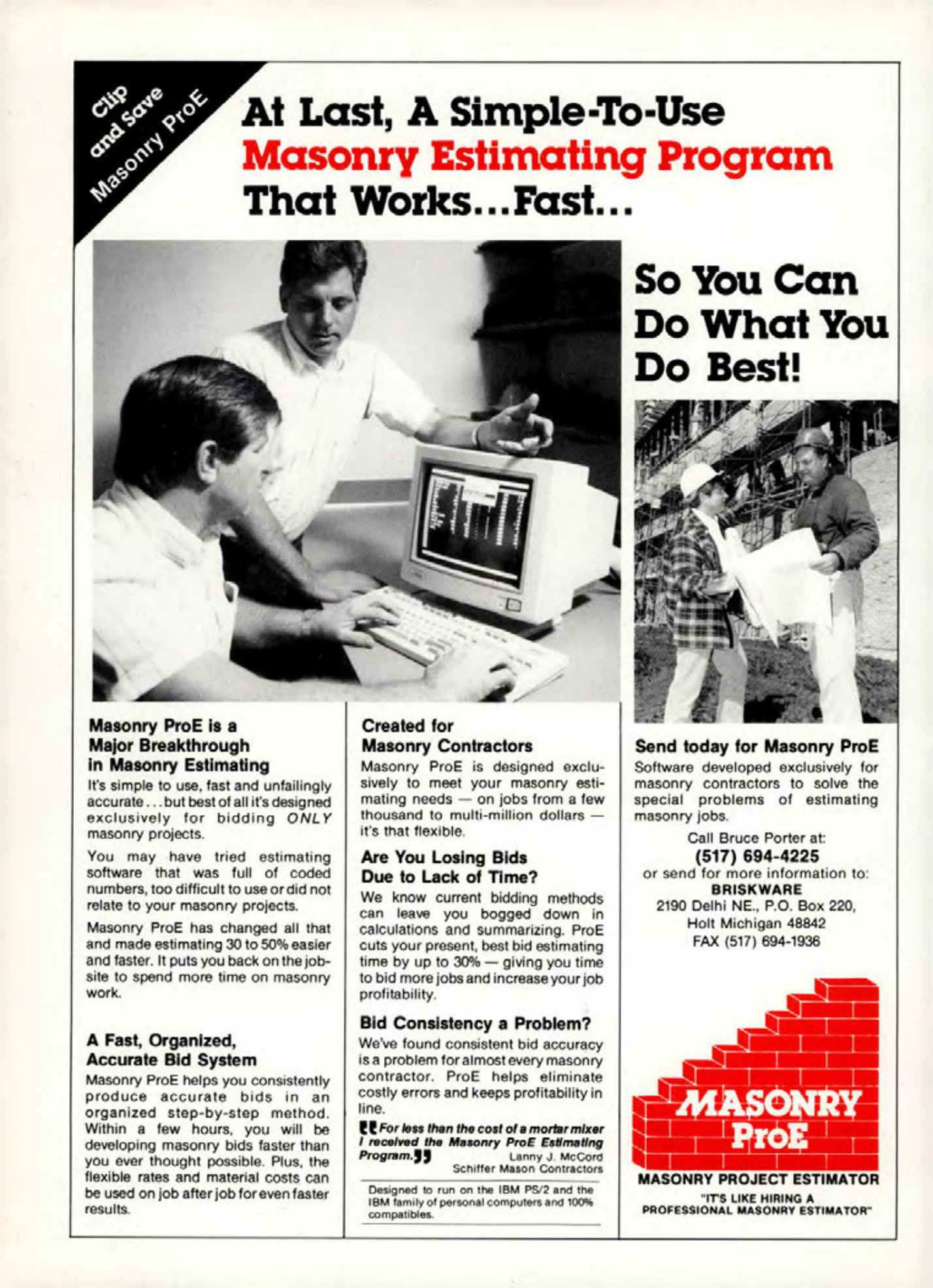 Masonry Magazine April 1989 Page. 2