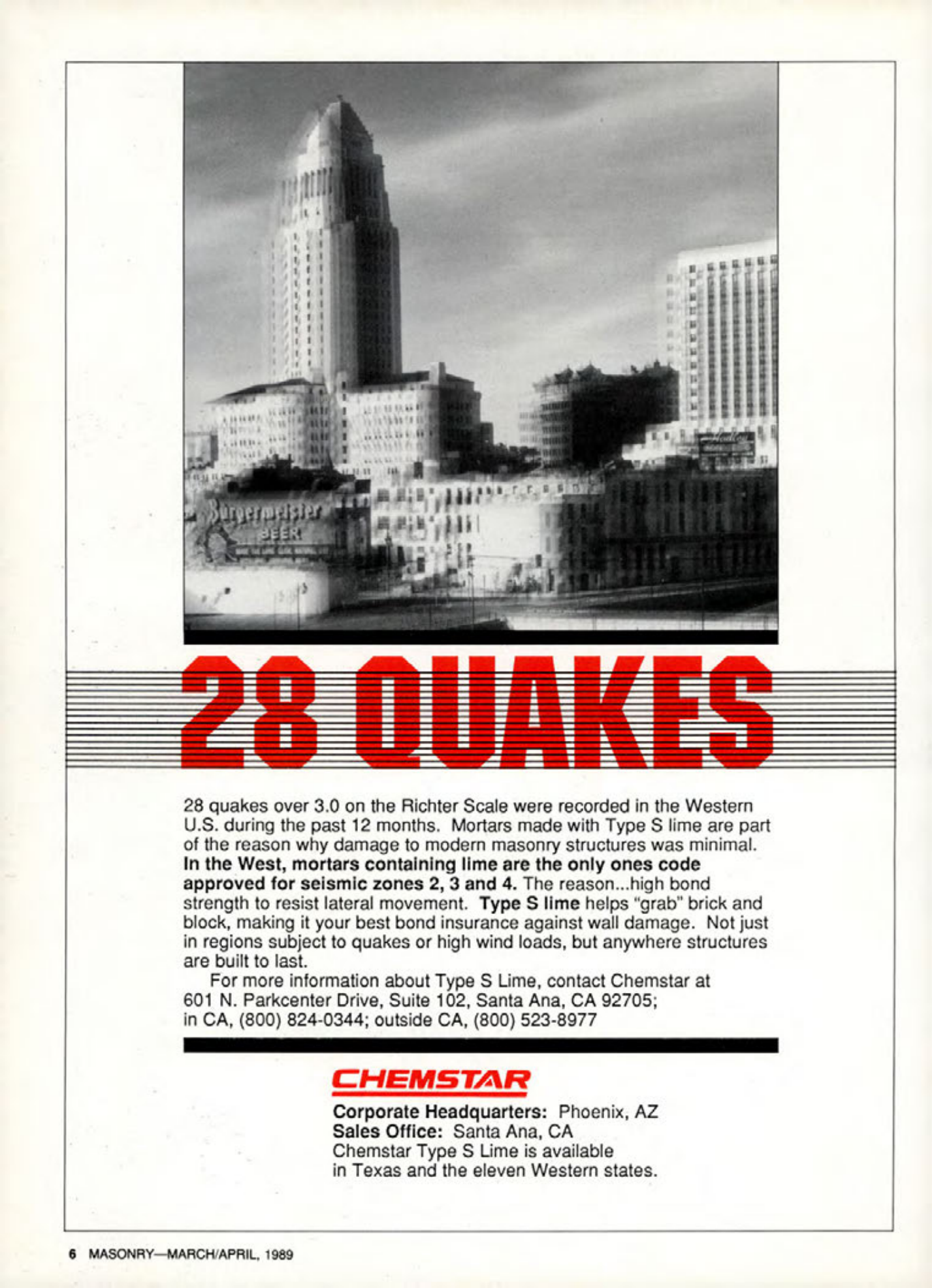 Masonry Magazine April 1989 Page. 6