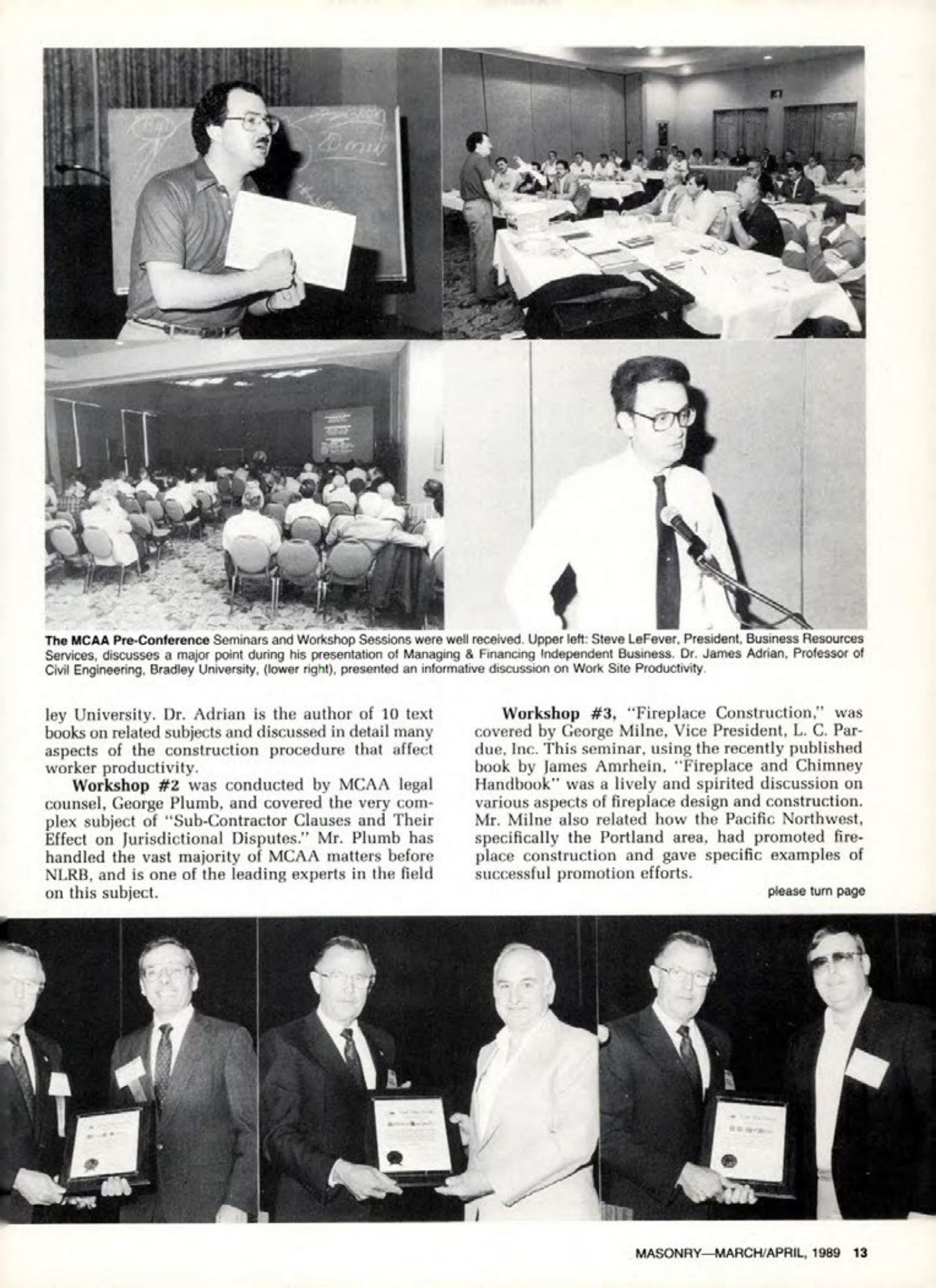Masonry Magazine April 1989 Page. 13
