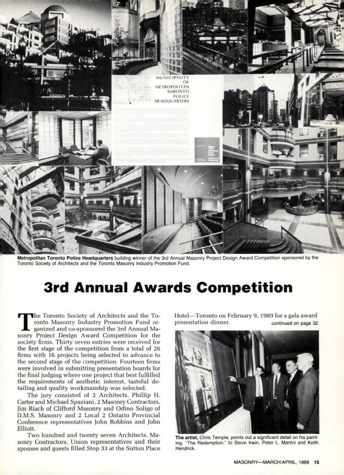 Masonry Magazine April 1989 Page. 15