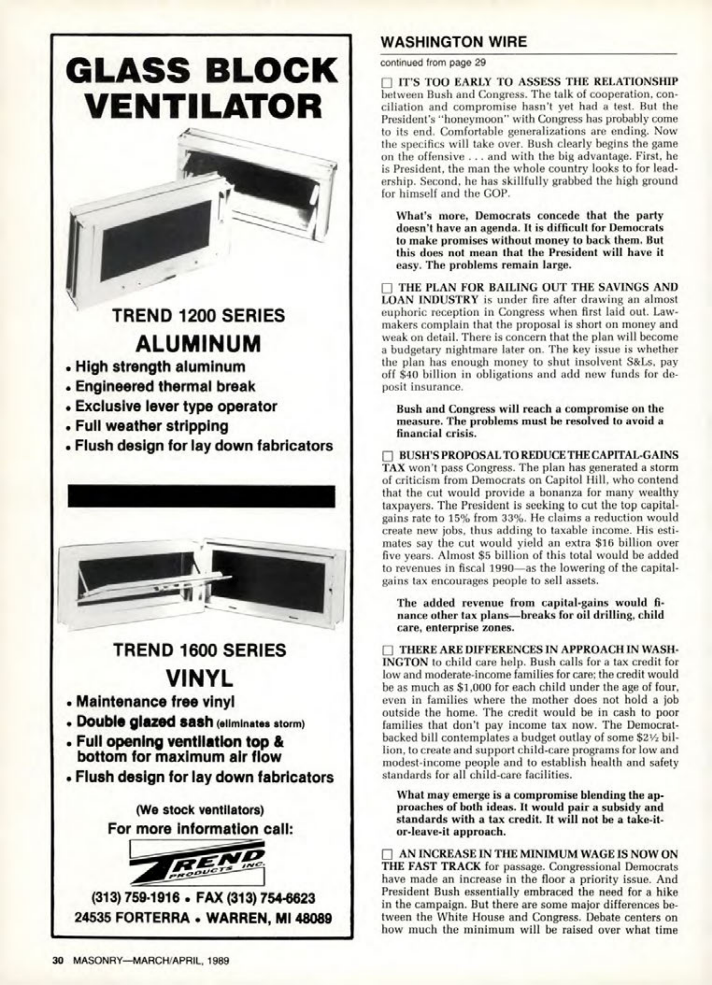 Masonry Magazine April 1989 Page. 30