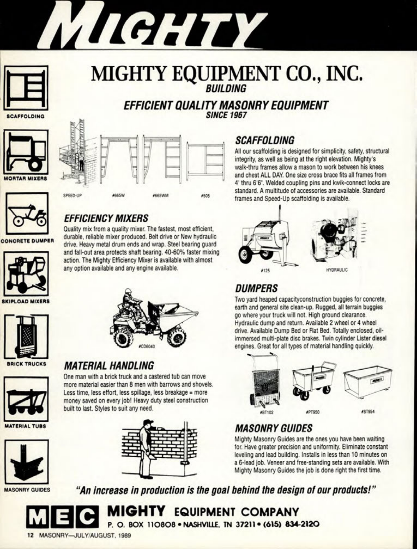 Masonry Magazine August 1989 Page. 12