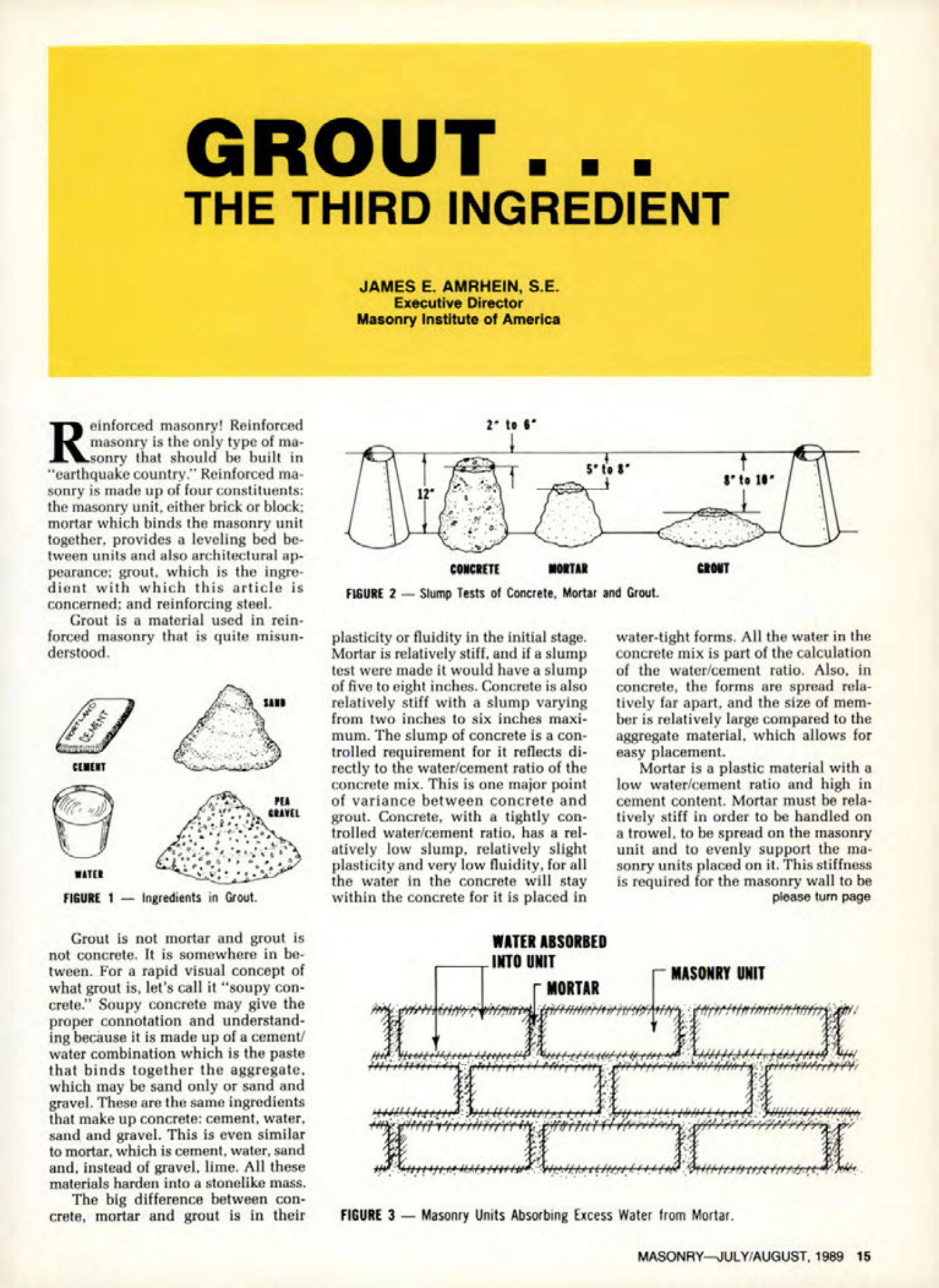 Masonry Magazine August 1989 Page. 15