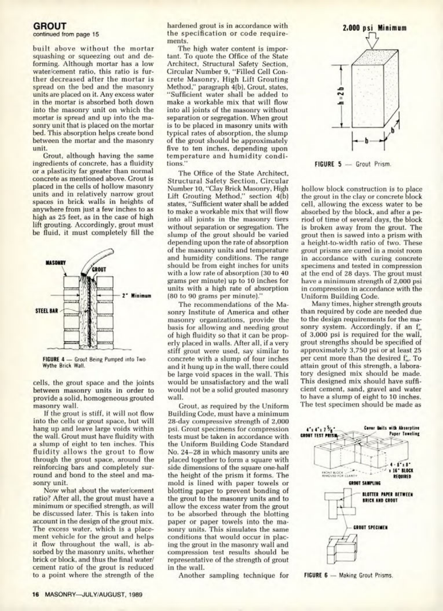 Masonry Magazine August 1989 Page. 16