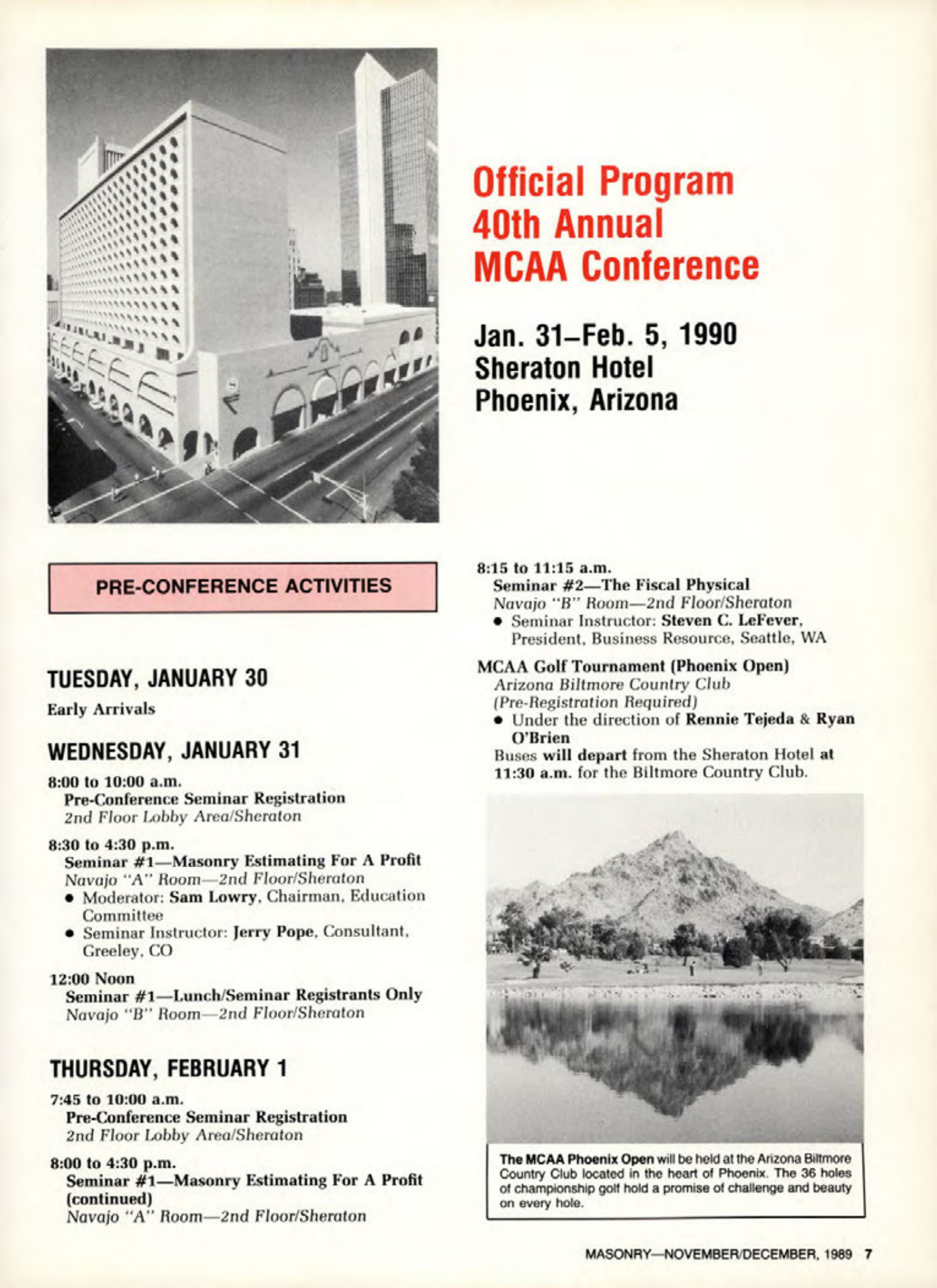 Masonry Magazine December 1989 Page. 7