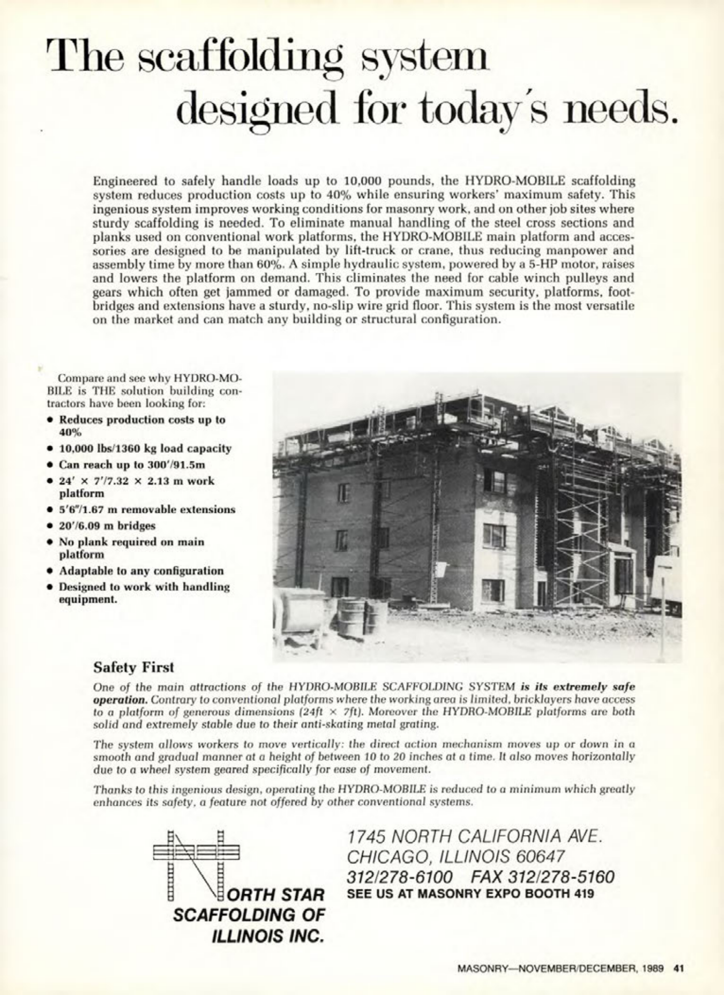 Masonry Magazine December 1989 Page. 41