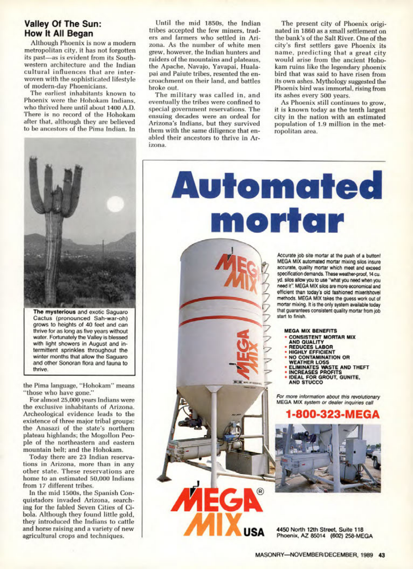 Masonry Magazine December 1989 Page. 43