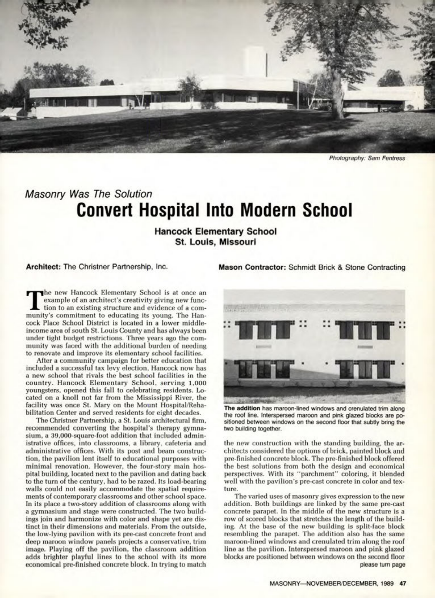 Masonry Magazine December 1989 Page. 47