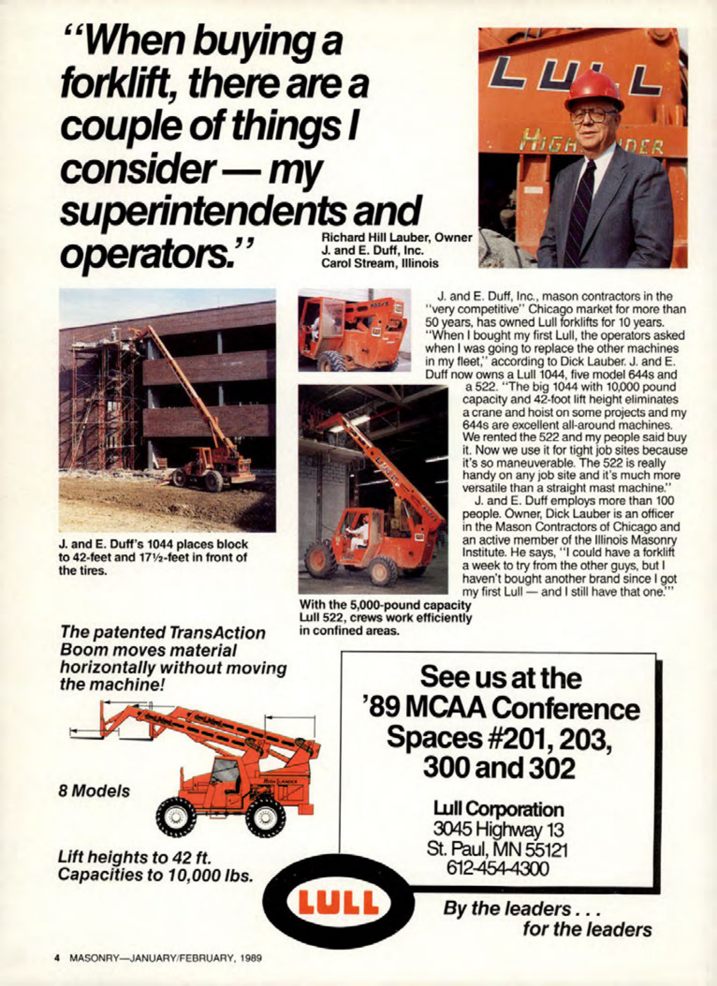 Masonry Magazine February 1989 Page. 4