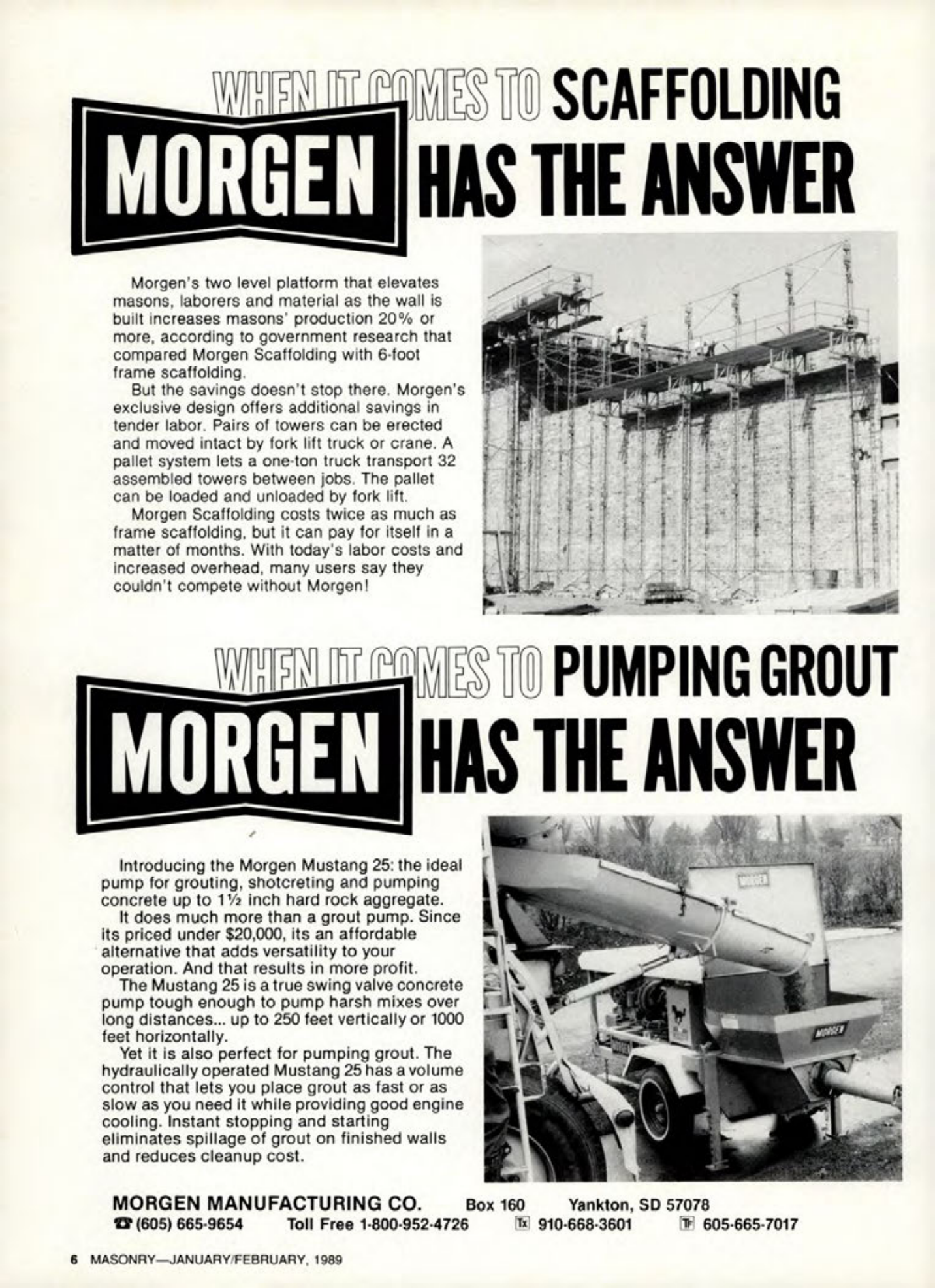 Masonry Magazine February 1989 Page. 6