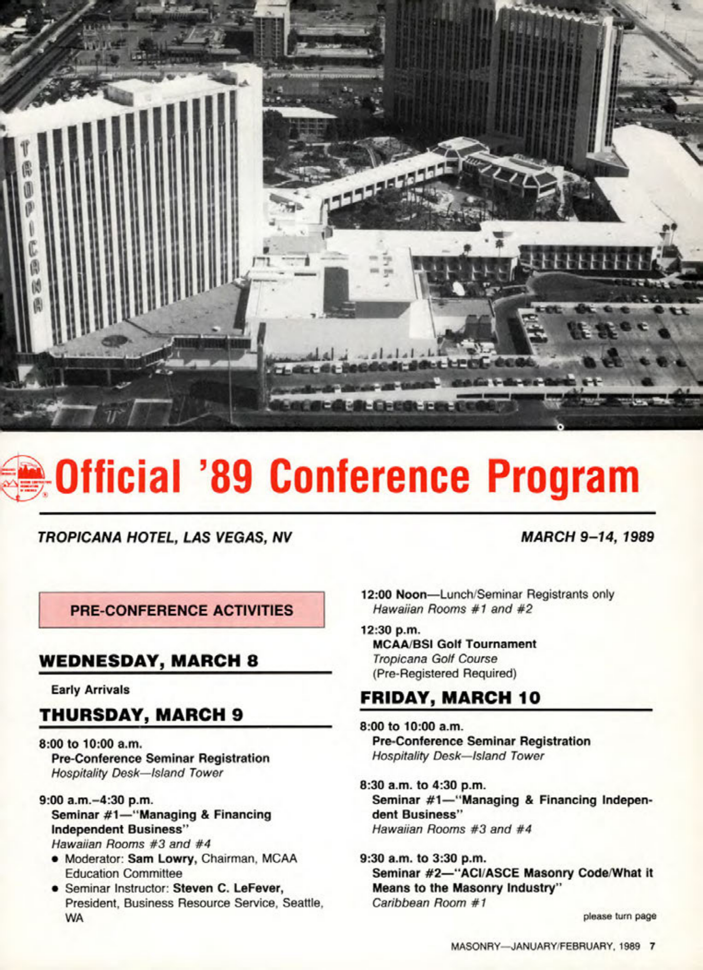 Masonry Magazine February 1989 Page. 7